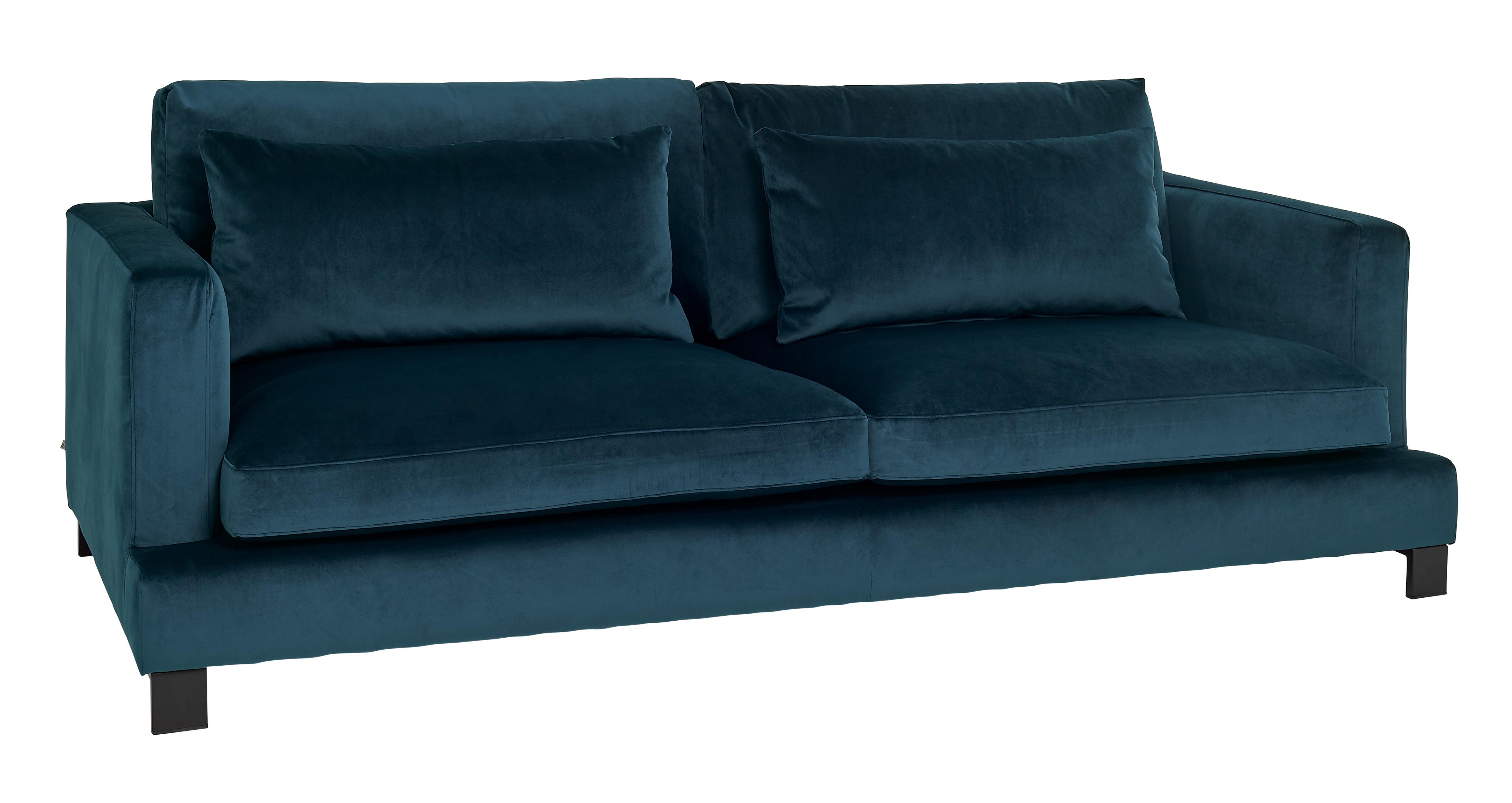 Lugano Velvet 4 Seater Sofa DFS