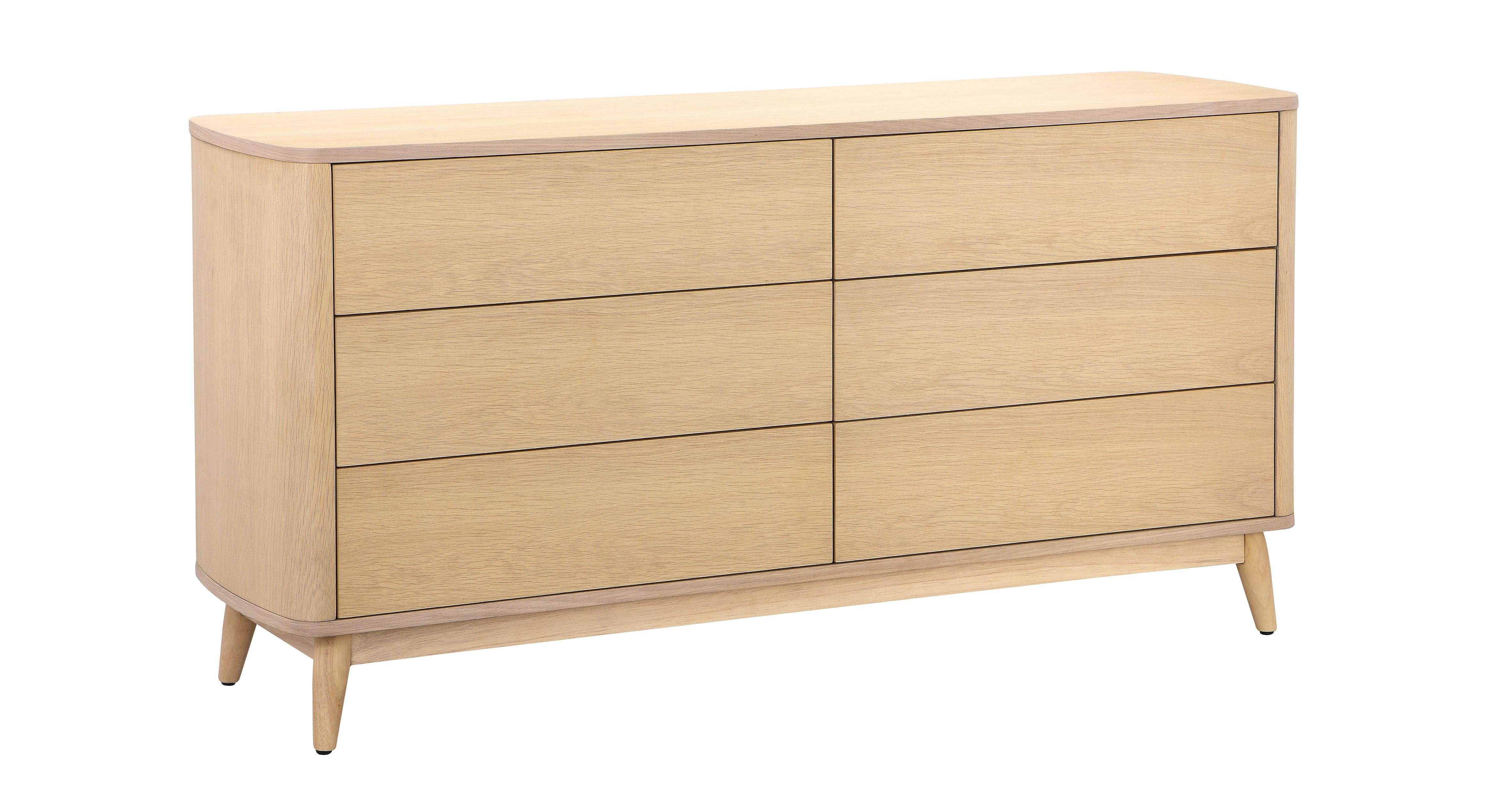 6 Drawer Wide Chest