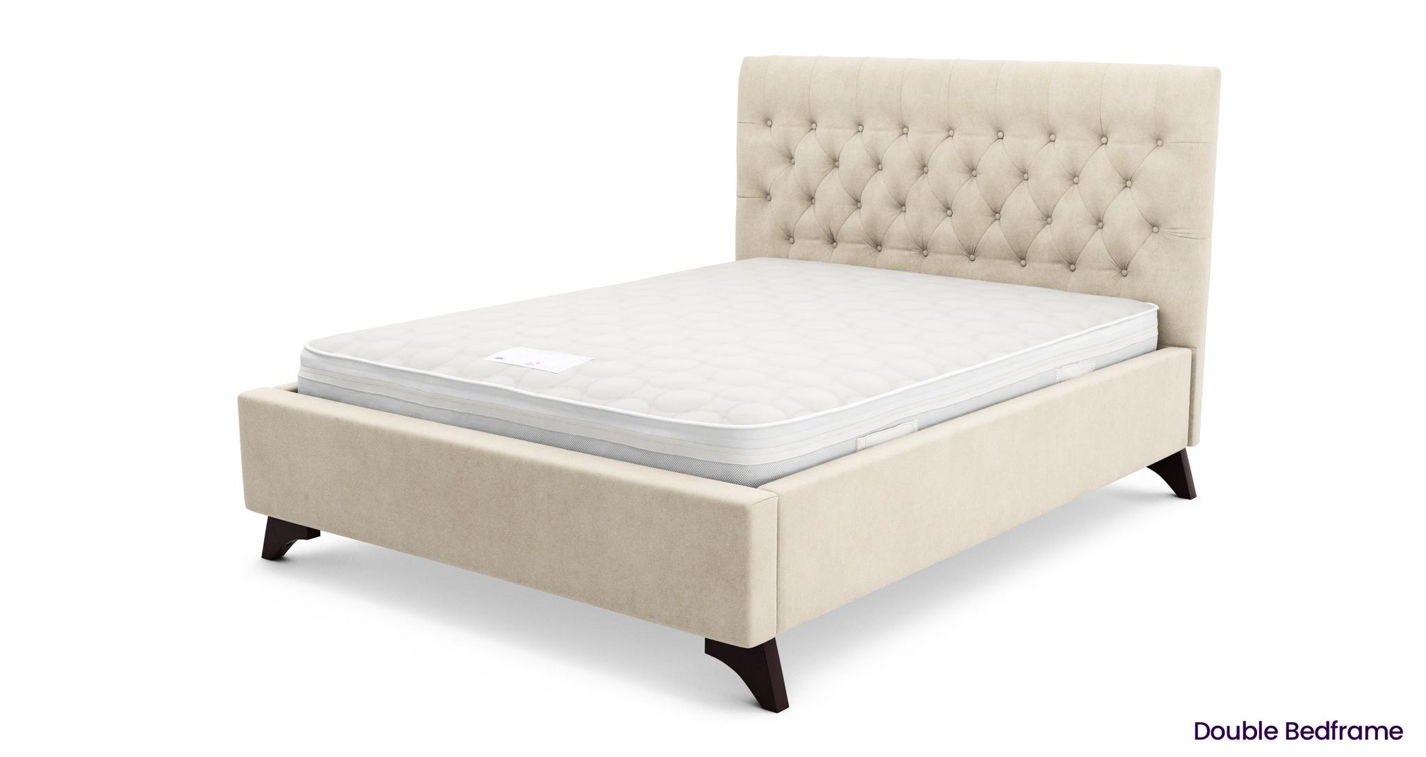 Queen double deals bed frame