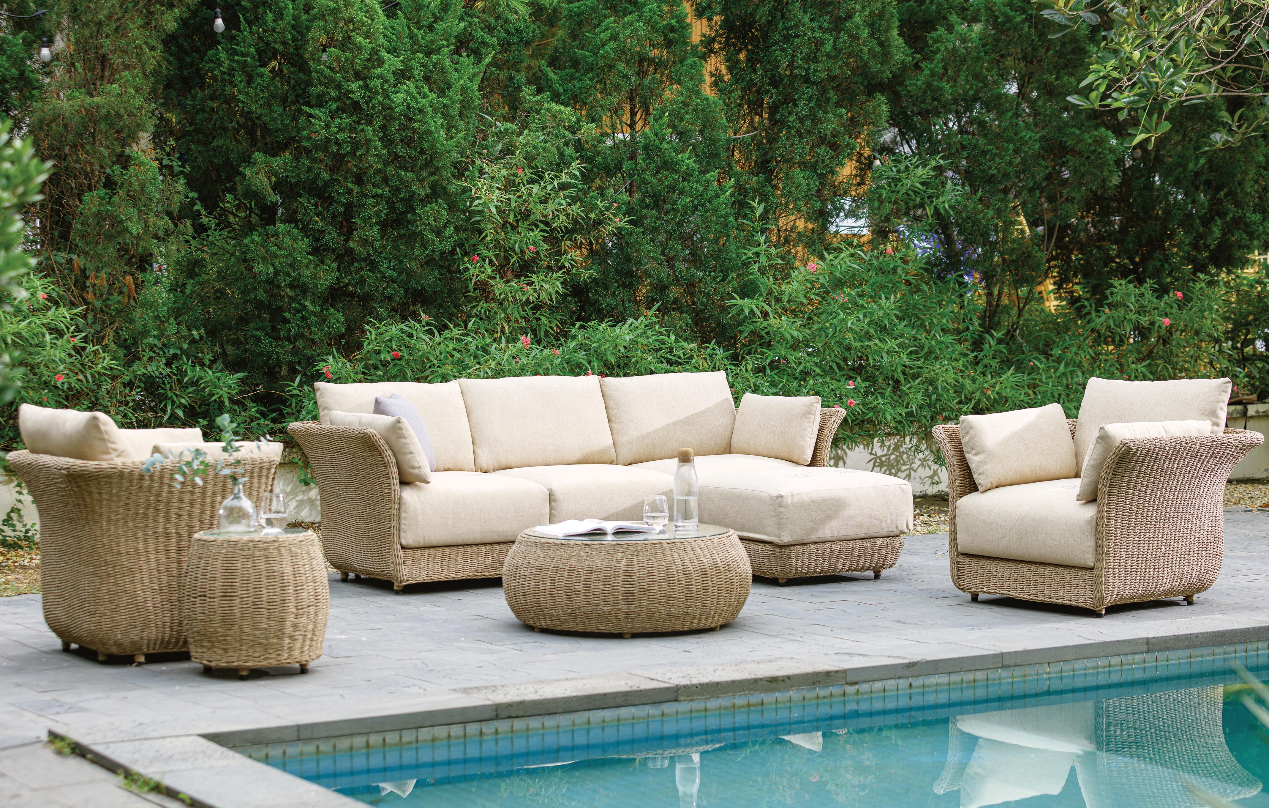 3 Seater Sofa, 2 x Chairs, Footstool, Coffee Table & Side Table Set