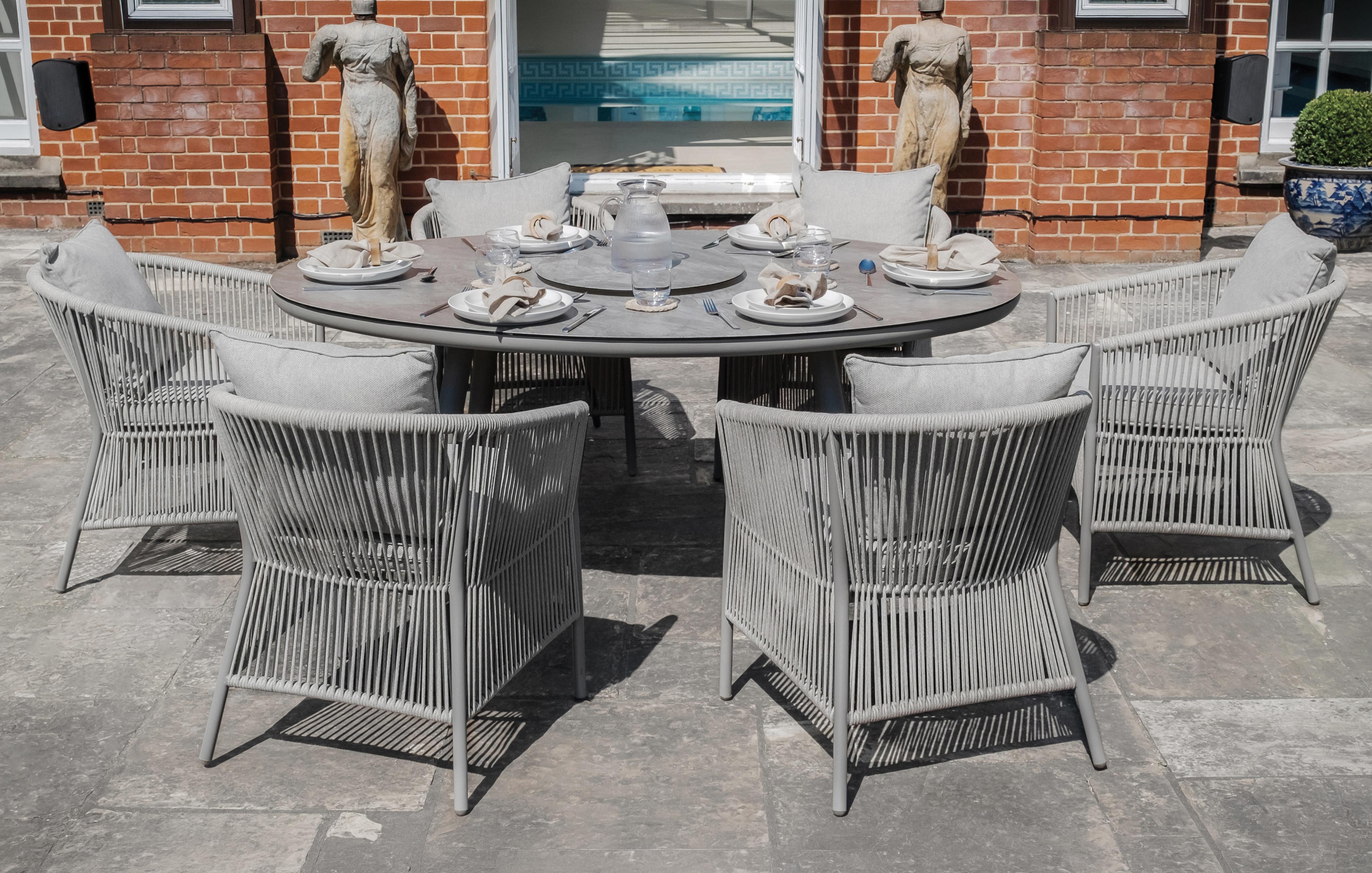 6 Seat Oval Dining Set