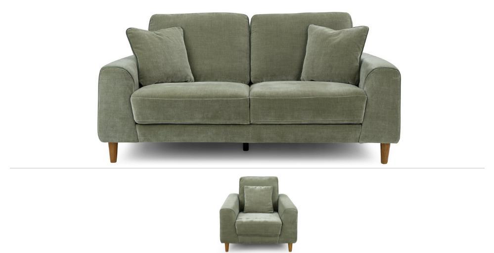 3 Seater Sofa & Chair