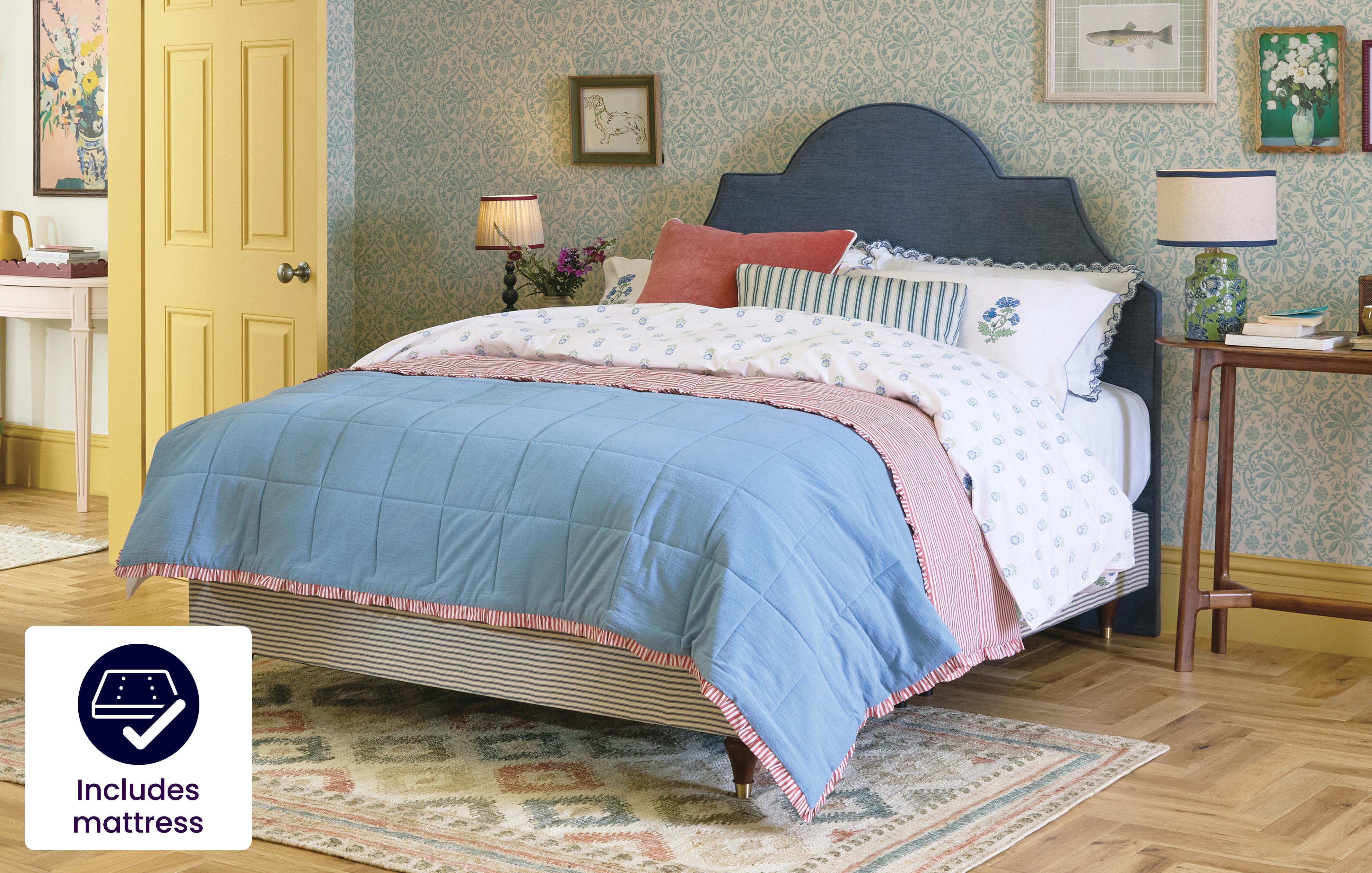 Double Bedframe & Sycamore Mattress