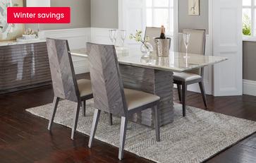 Dining Table & Set of 4 Dining Chairs