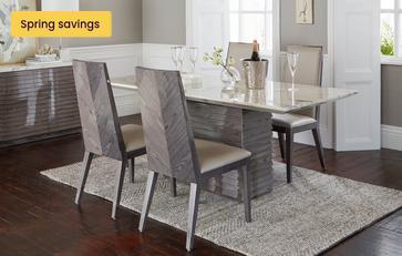 Dining Table & Set of 4 Dining Chairs