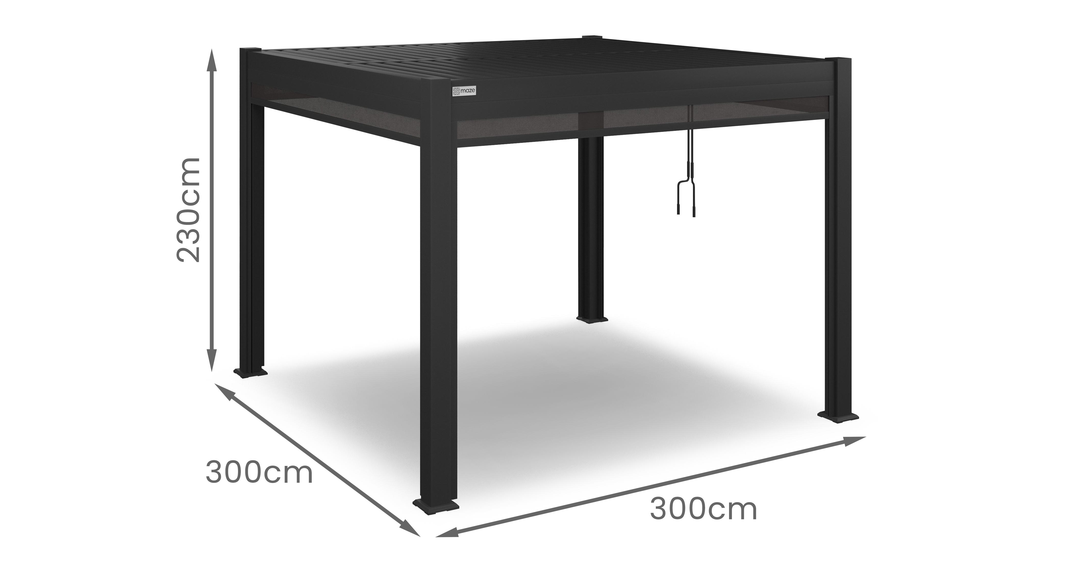 Marrakesh 30x30 Pergola Bundle 2 in Marrakesh Grey