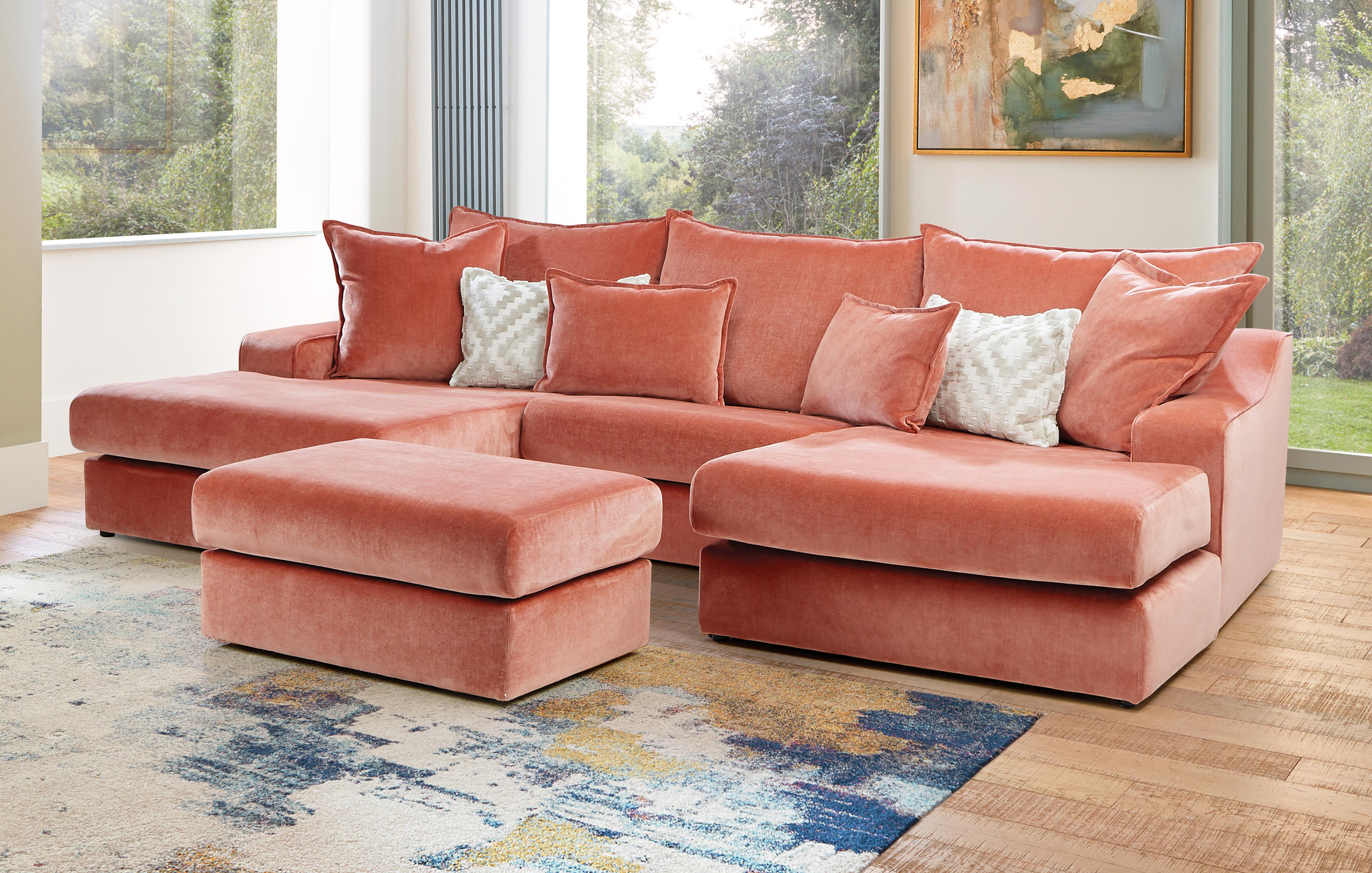 Large Double End Chaise Sofa