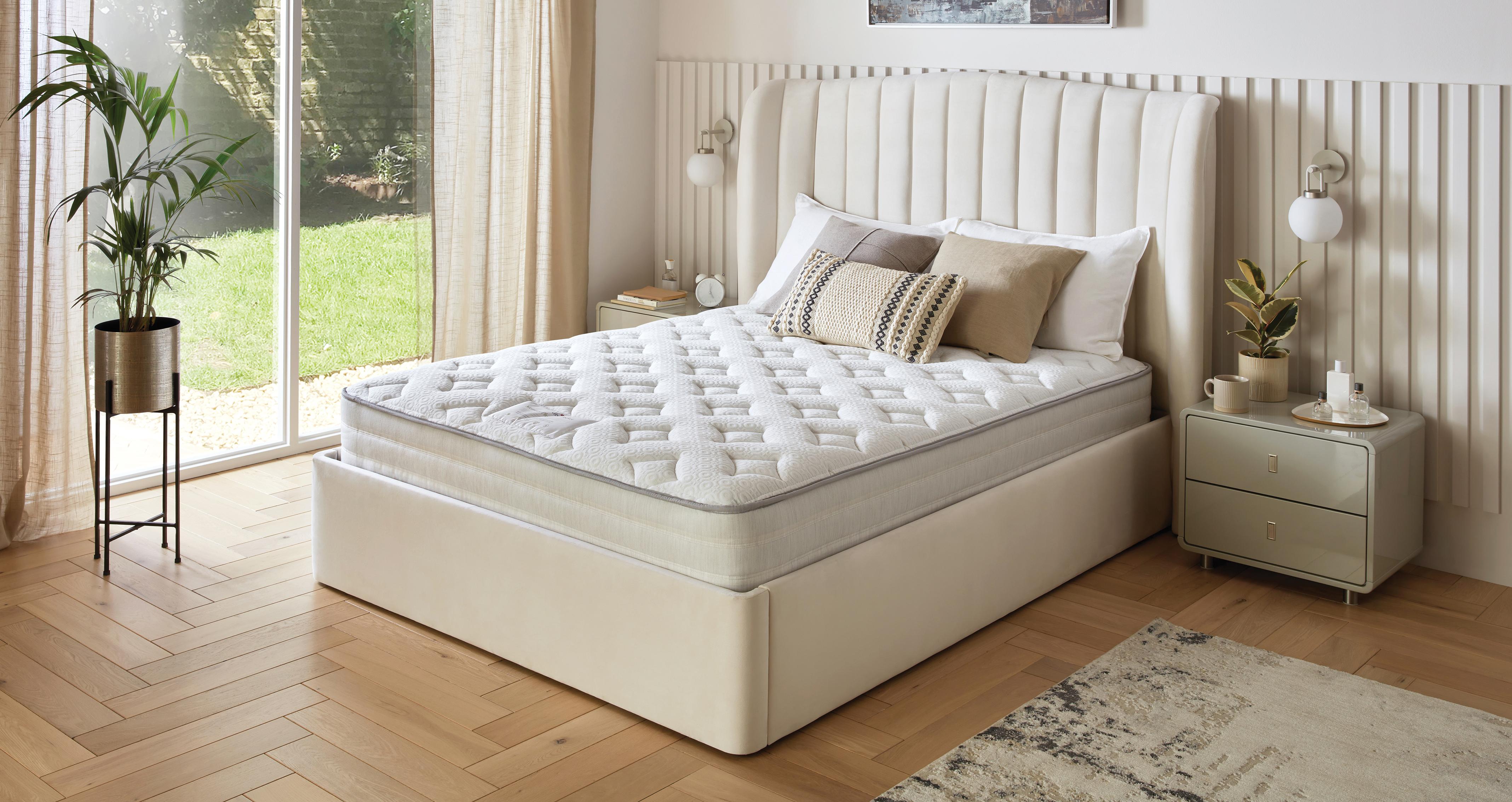 Memory-plush-800-pocket-mattress King Mattress in Memory Plush White