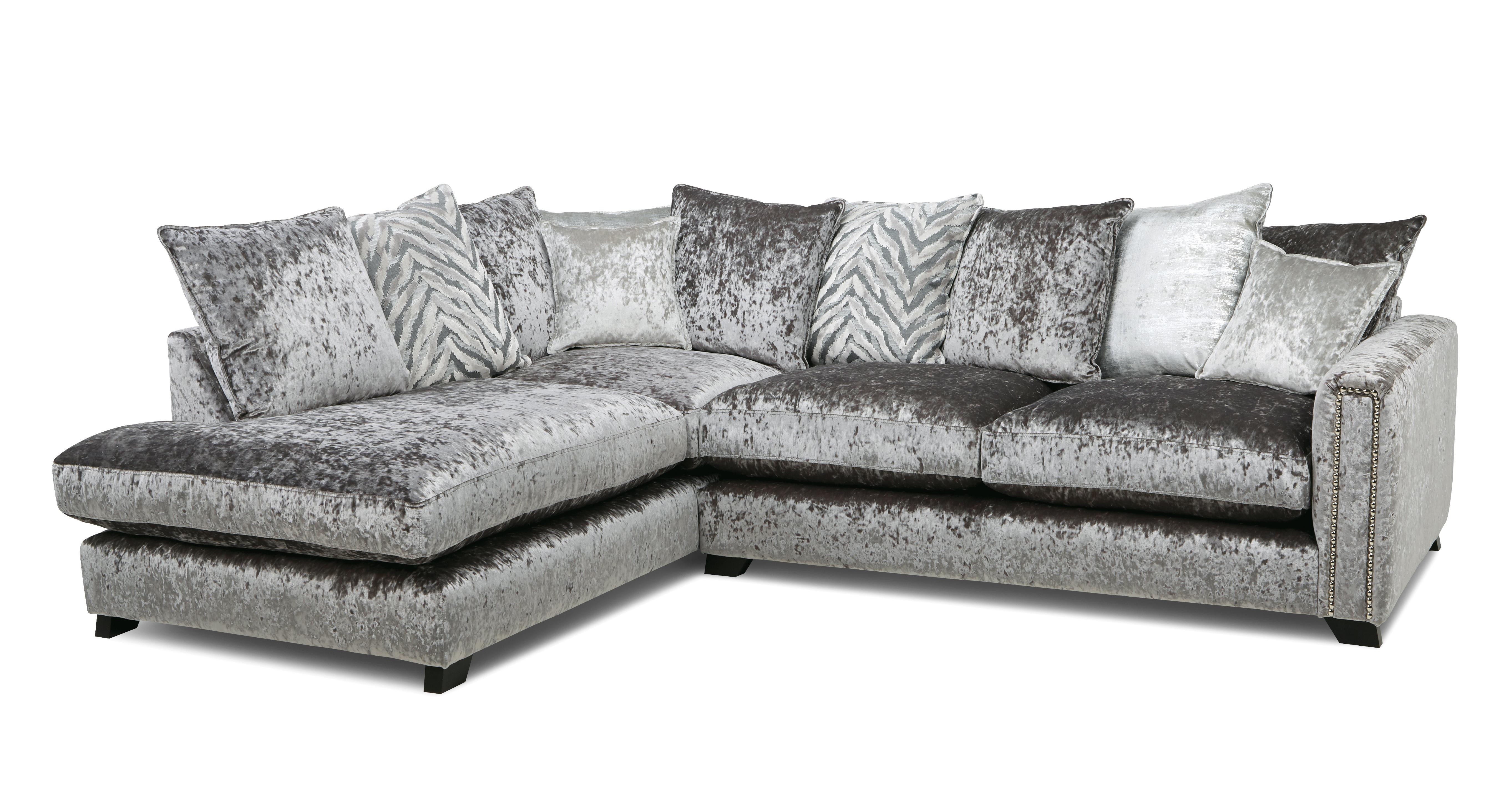 Meribel Pillow Back Right Hand Facing Arm 3 Seat Corner Sofa