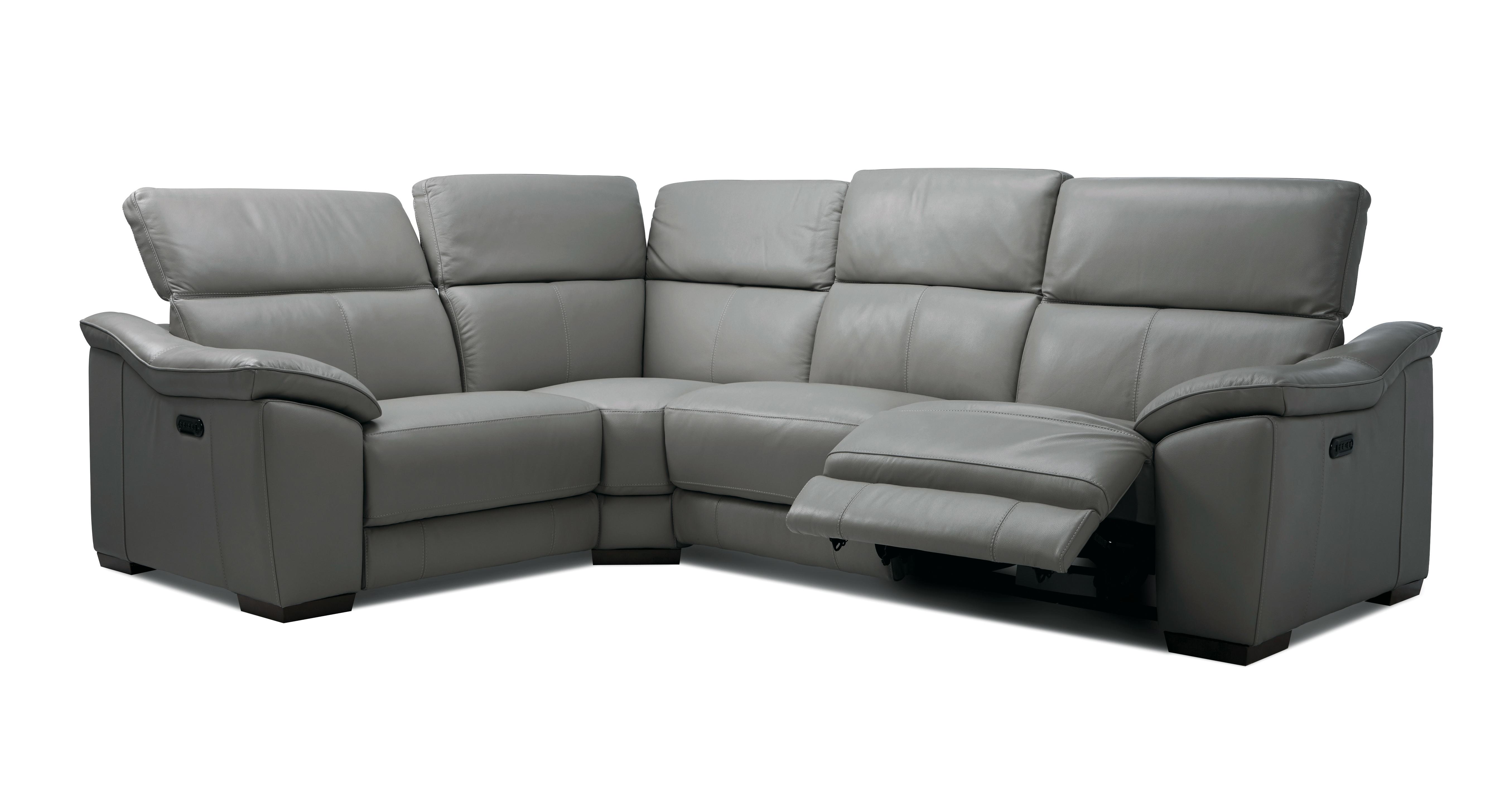 Messina leather discount power reclining sofa