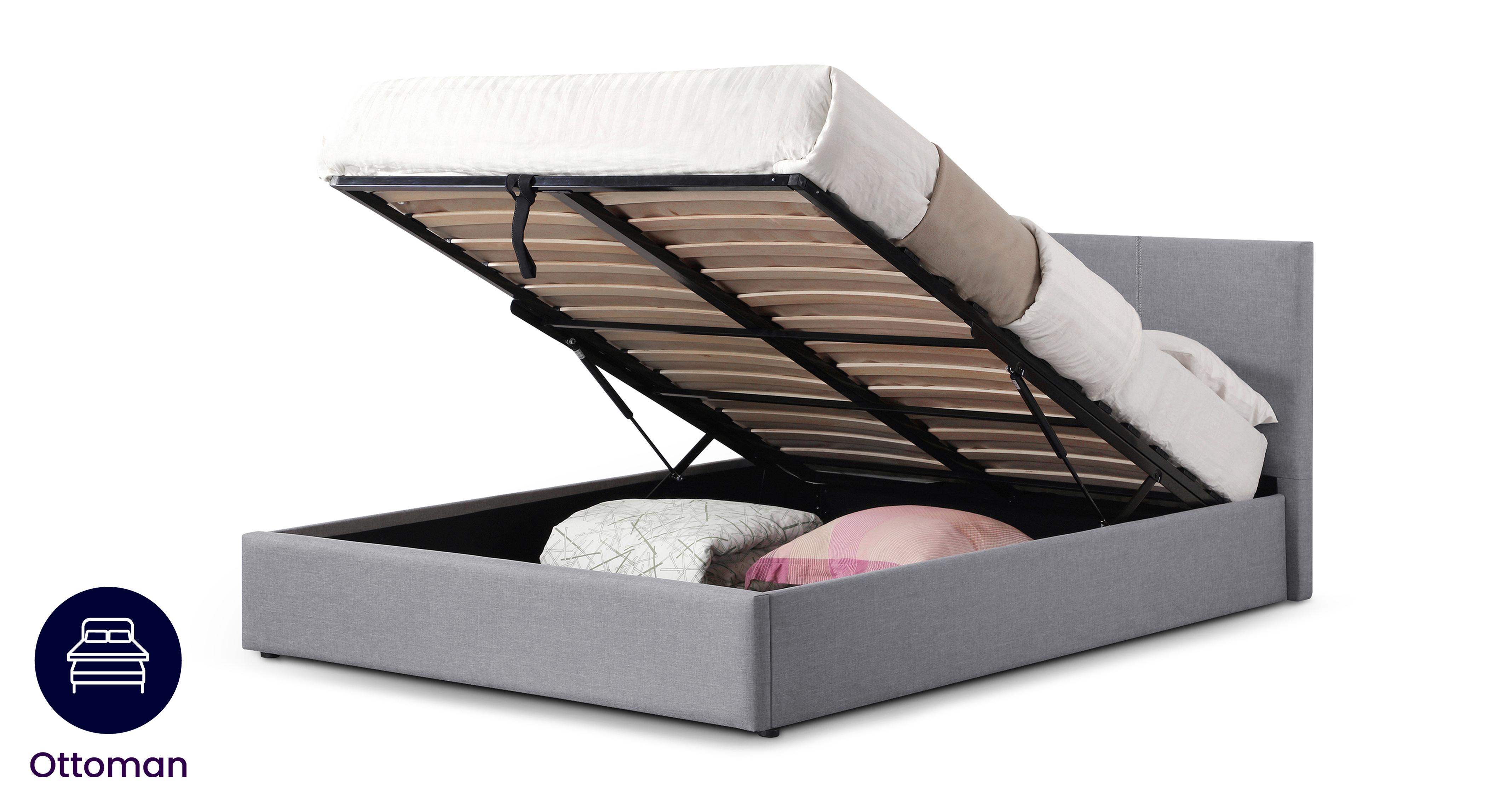 Metz King Storage Bedframe DFS