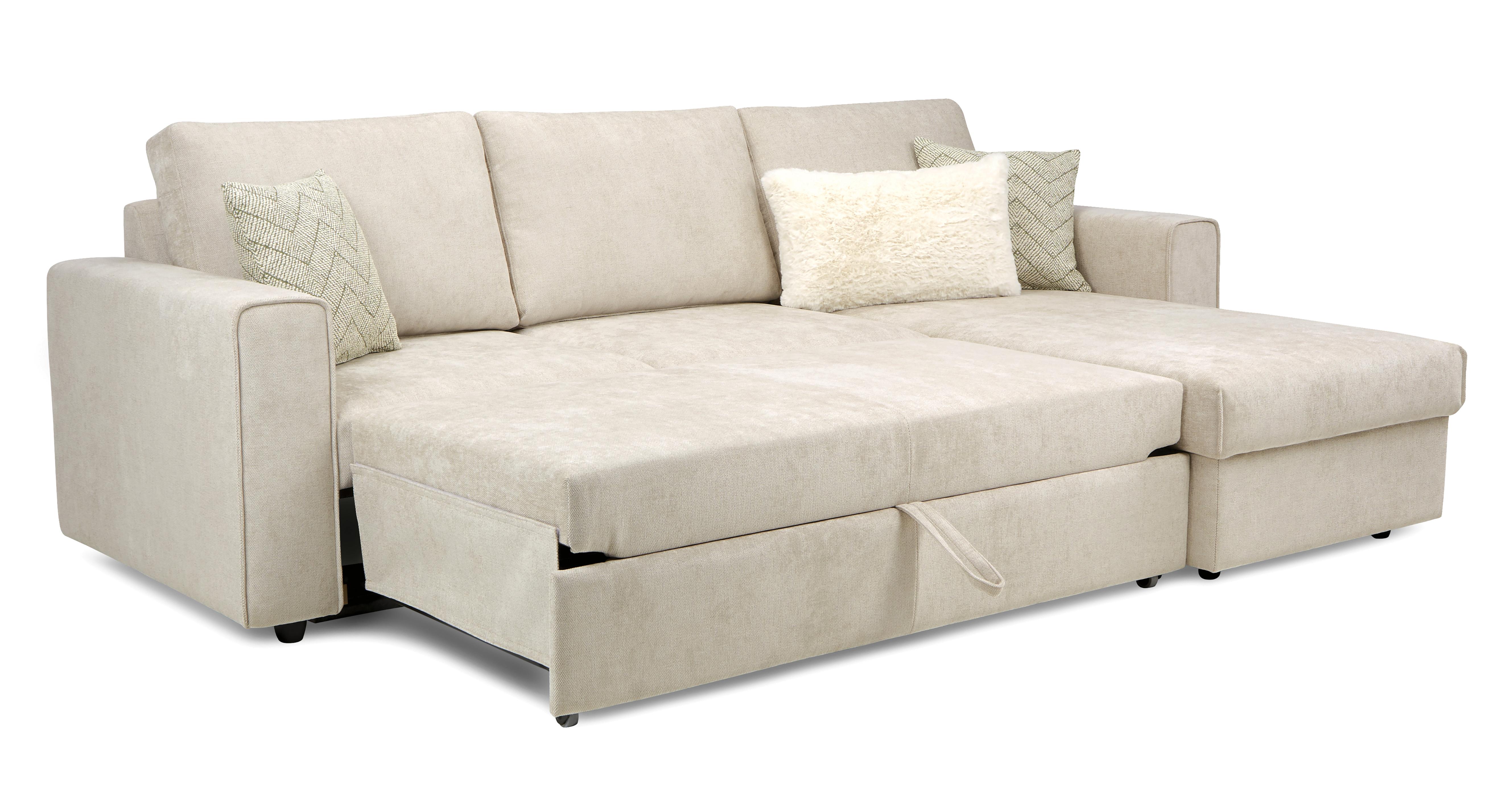mia Right Hand Facing Chaise Sofa with Extendable Footrest