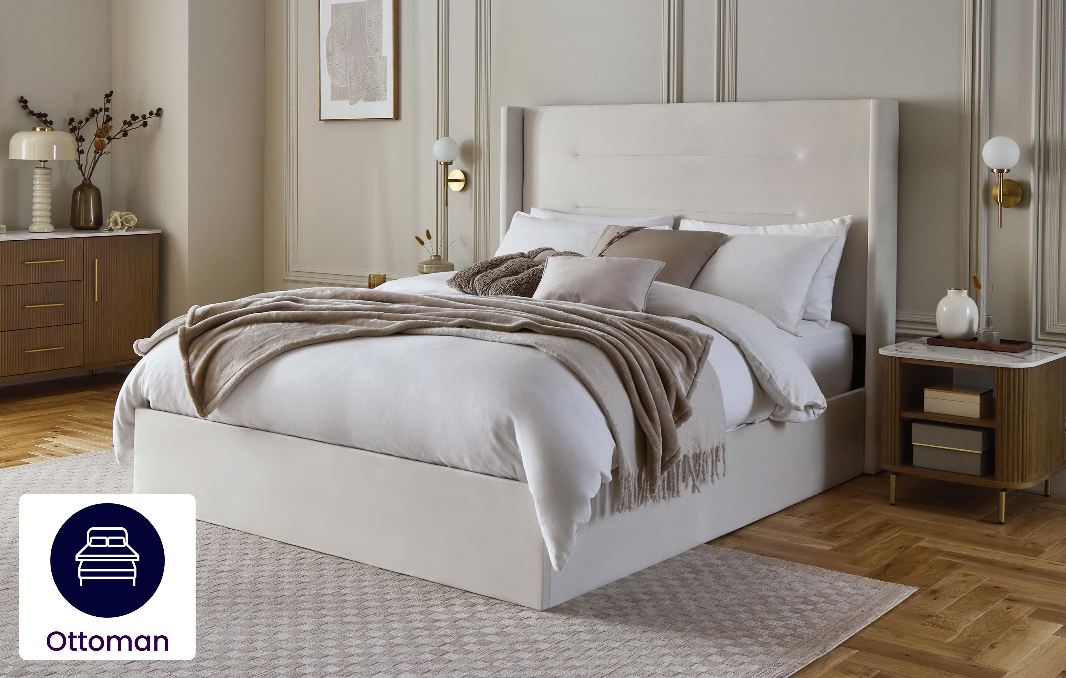 Double Ottoman Bedframe