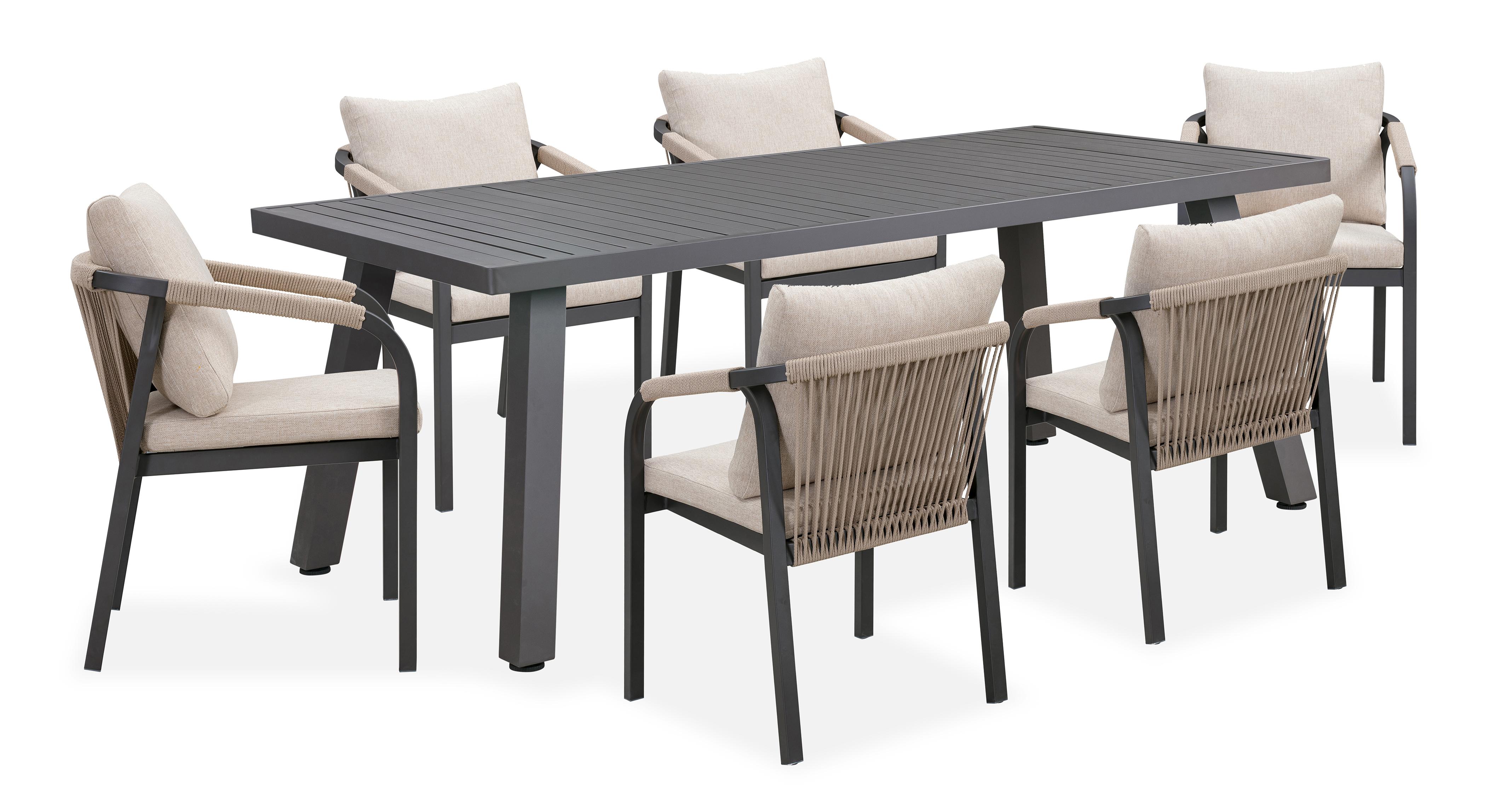 Miley Rectangle Table And 6 Chairs DFS