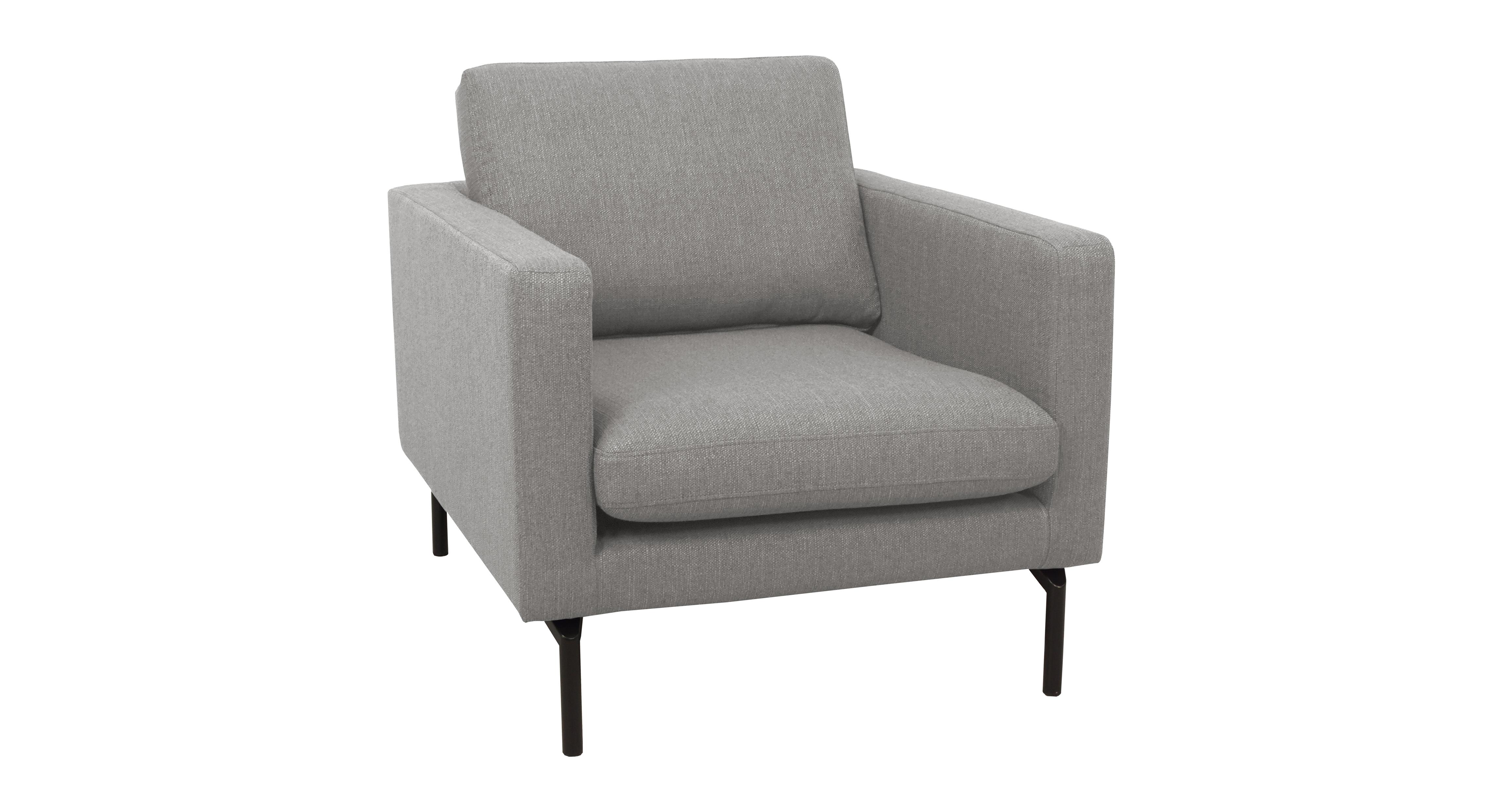 Grey armchair dfs hot sale