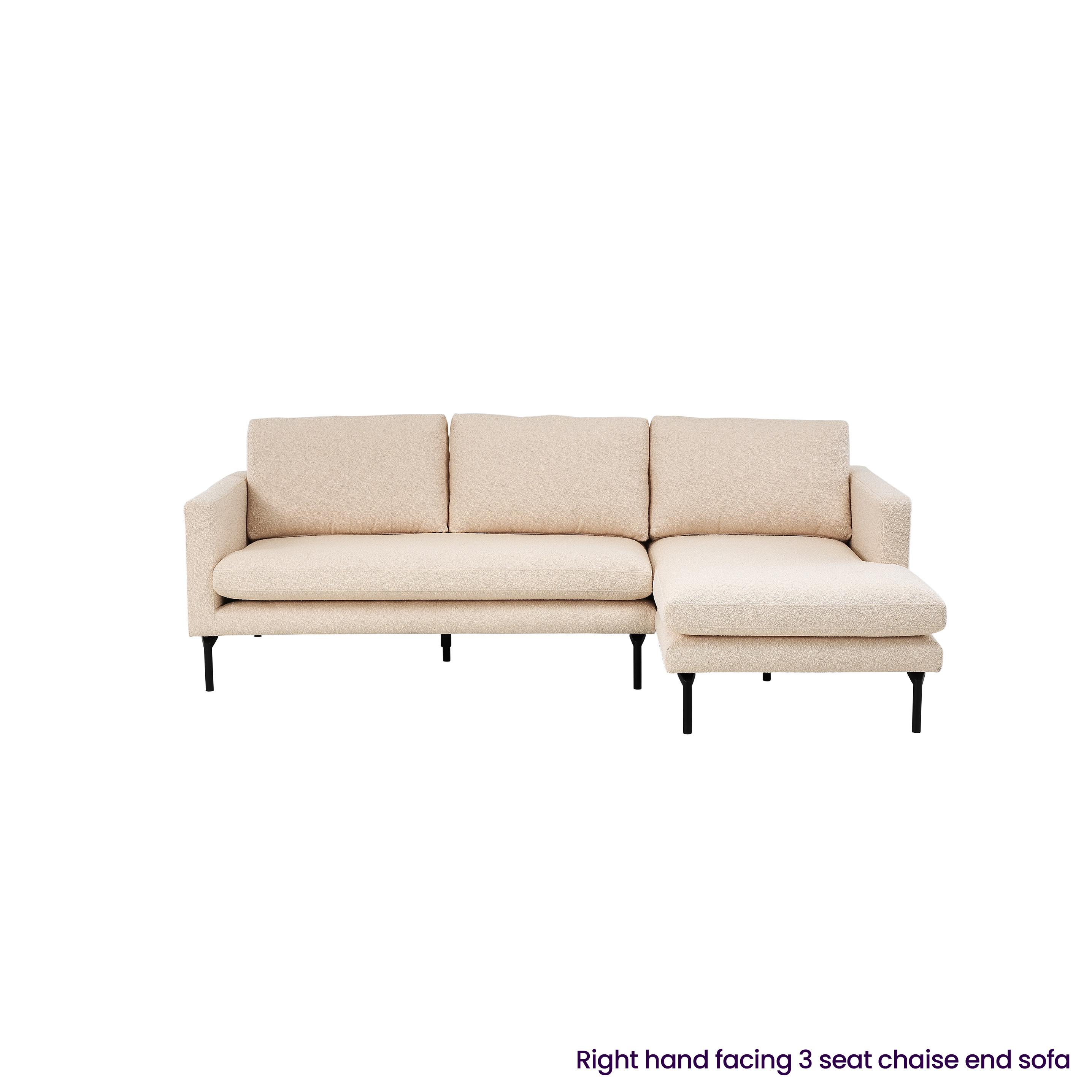 Right hand facing chaise end deals sofa