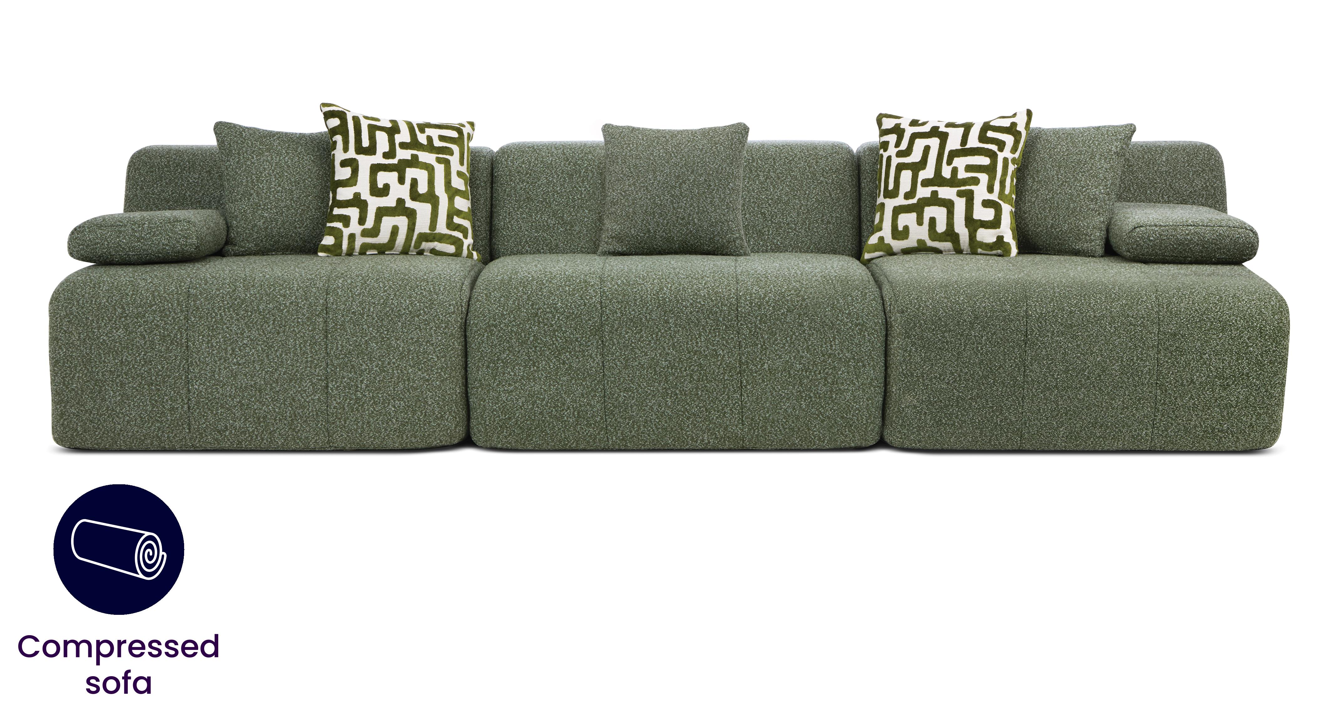 Compressed 3 Seater Sofa