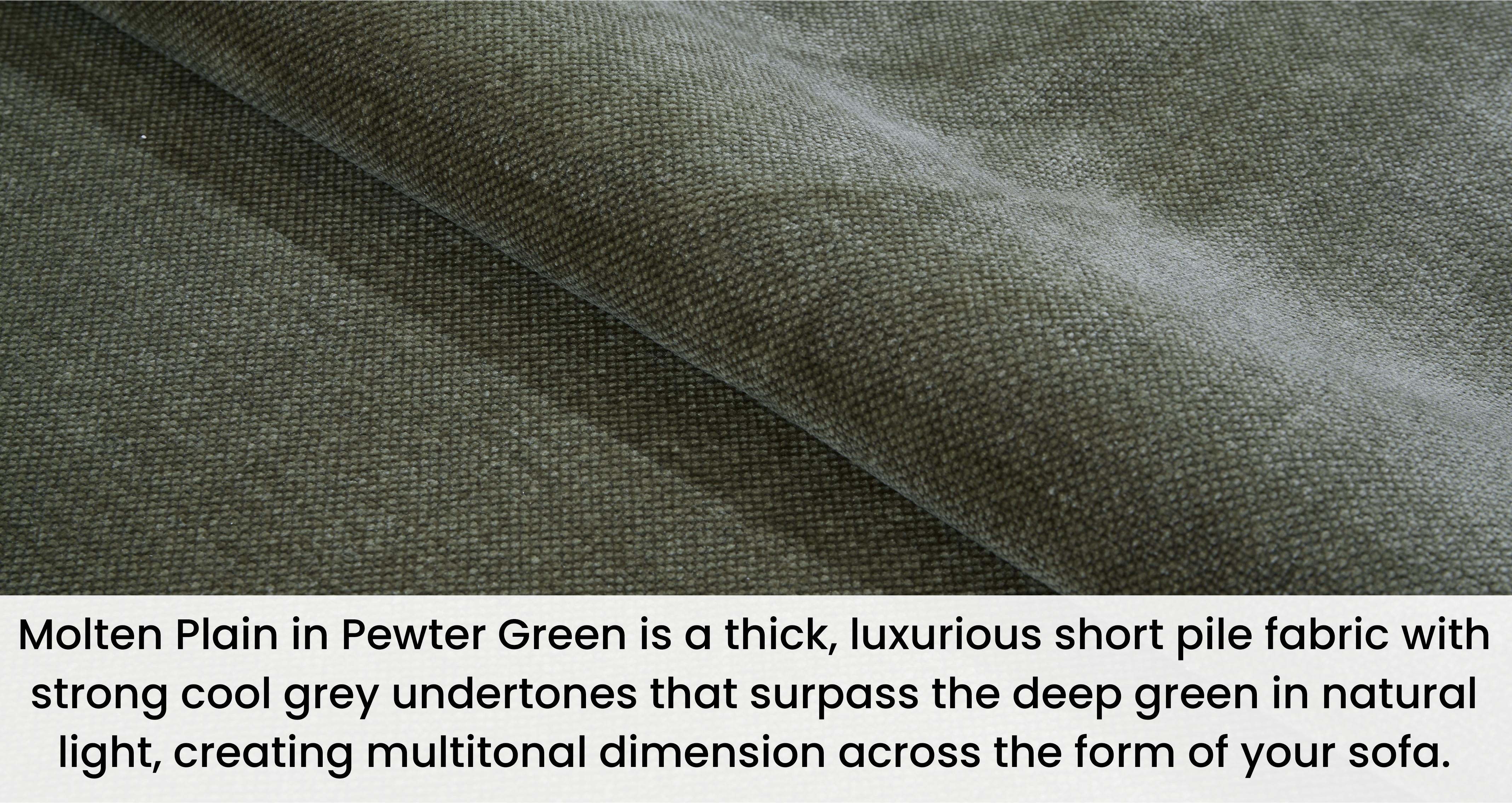 Molten Cuddler in Molten Plain Pewter Green