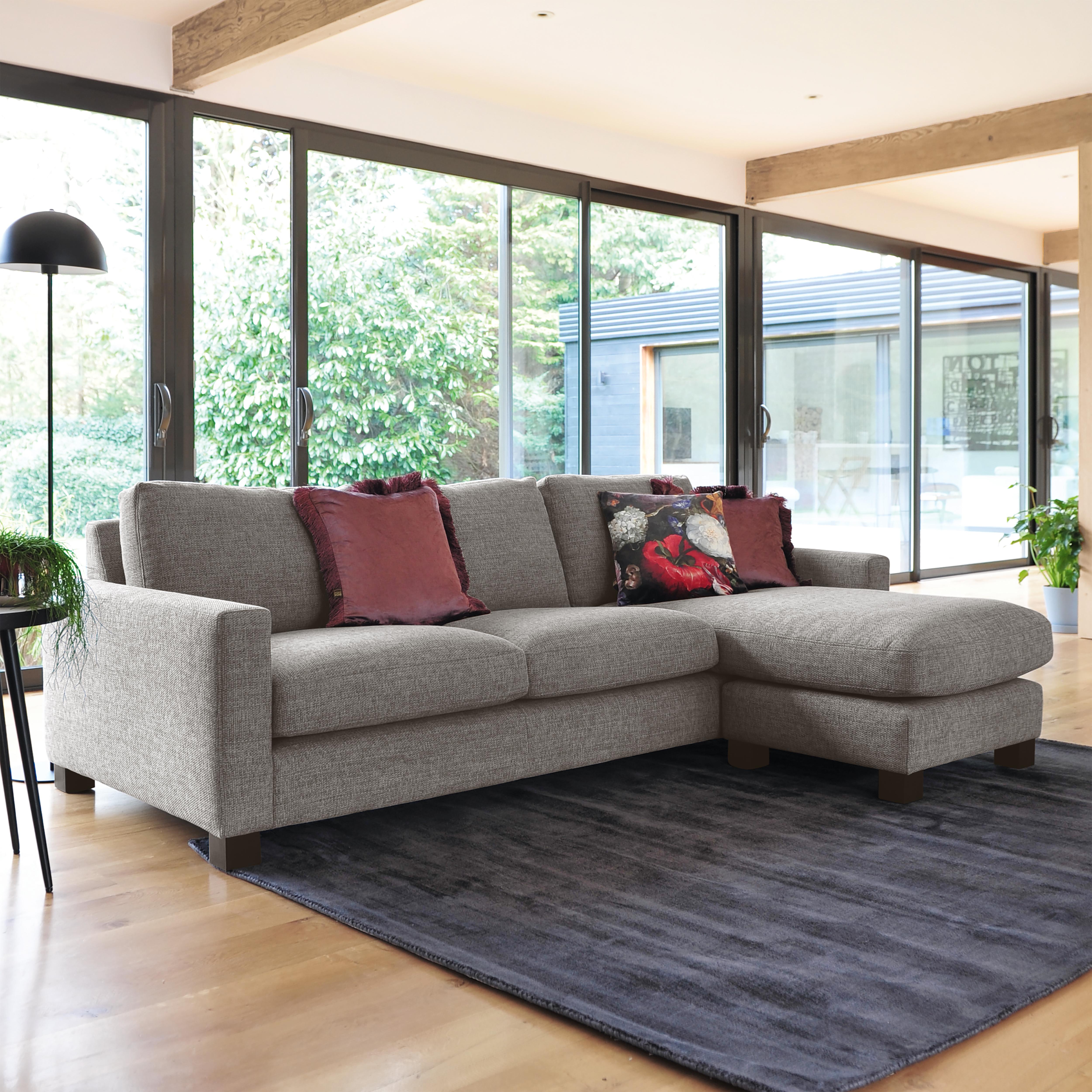 Monaco-ii 4 Seater Lounger in Callida Fabric Grey