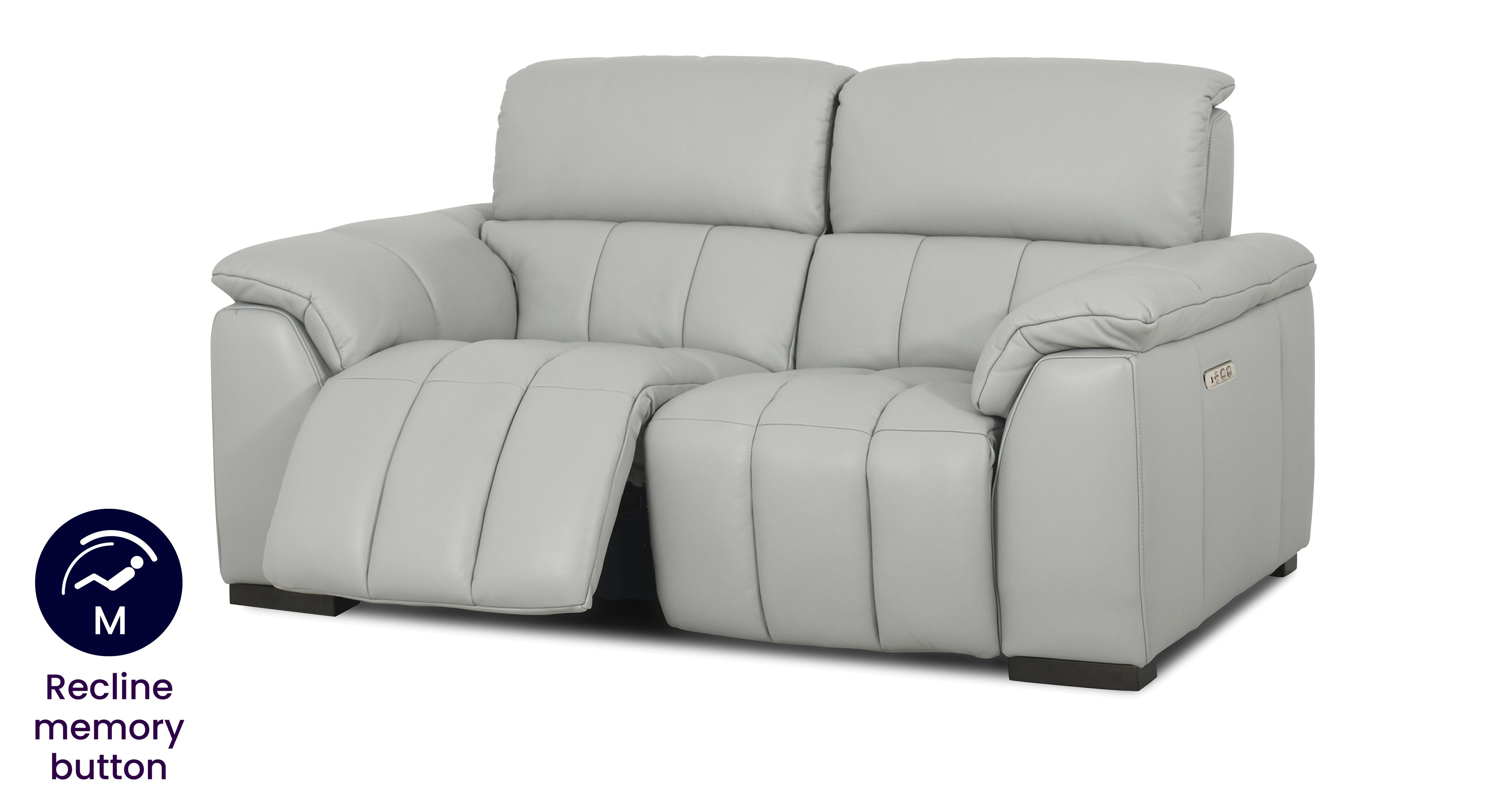Montebello Leather 2 Seater Power Memory Recliner DFS