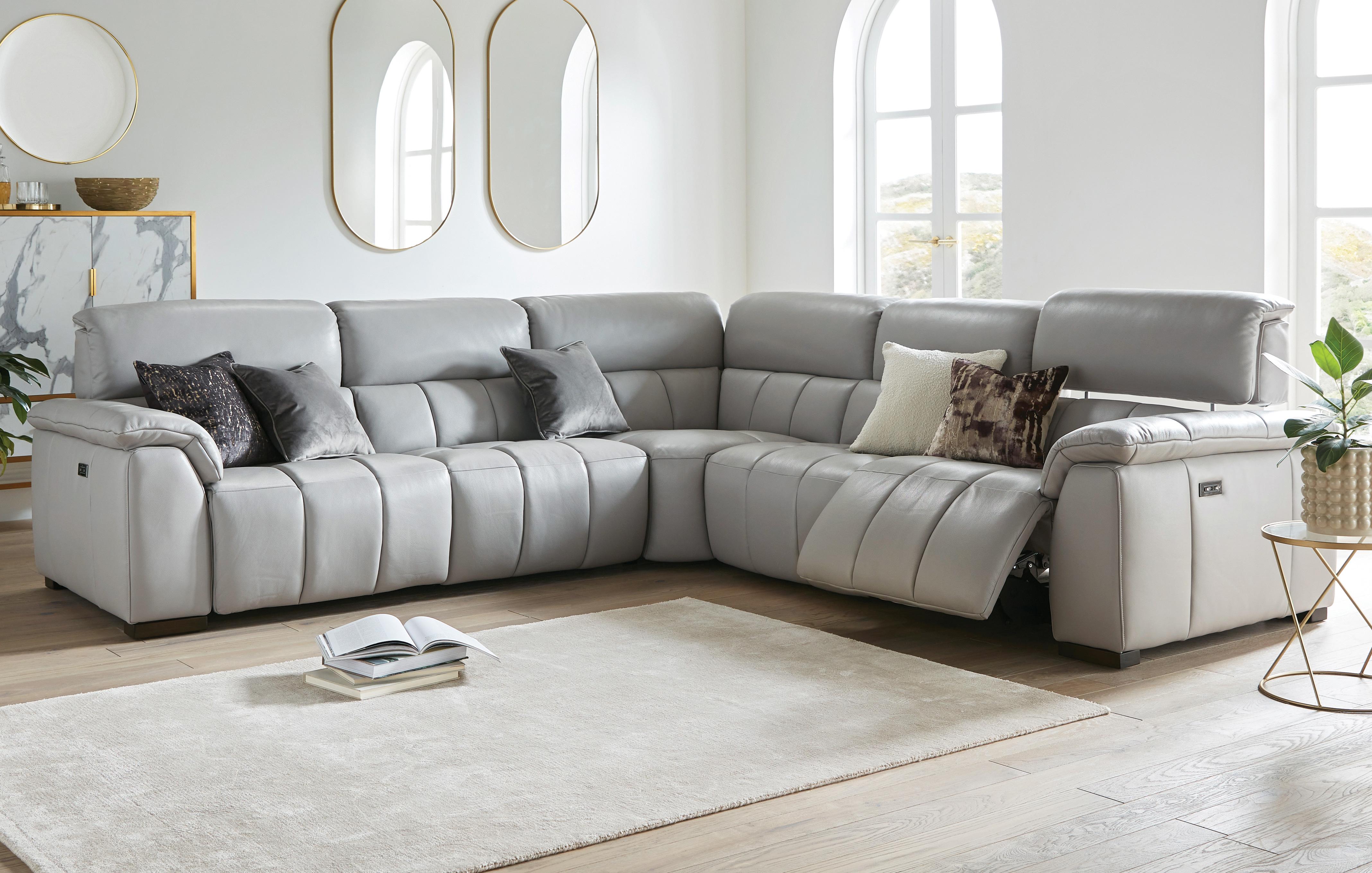 Dfs tiverton deals power corner sofa