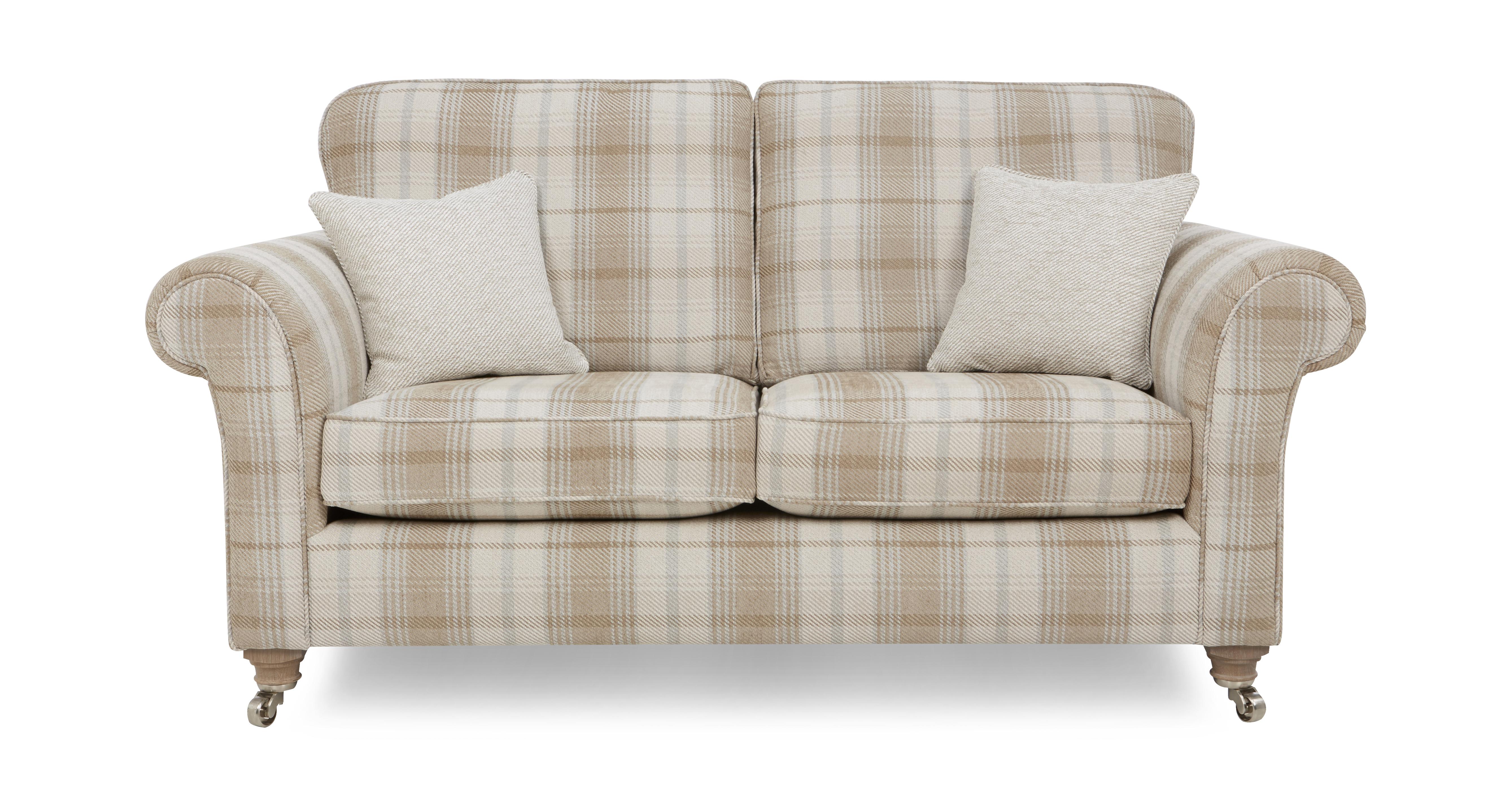 Morland Plaid 2 Seater Formal Back Sofa Dfs