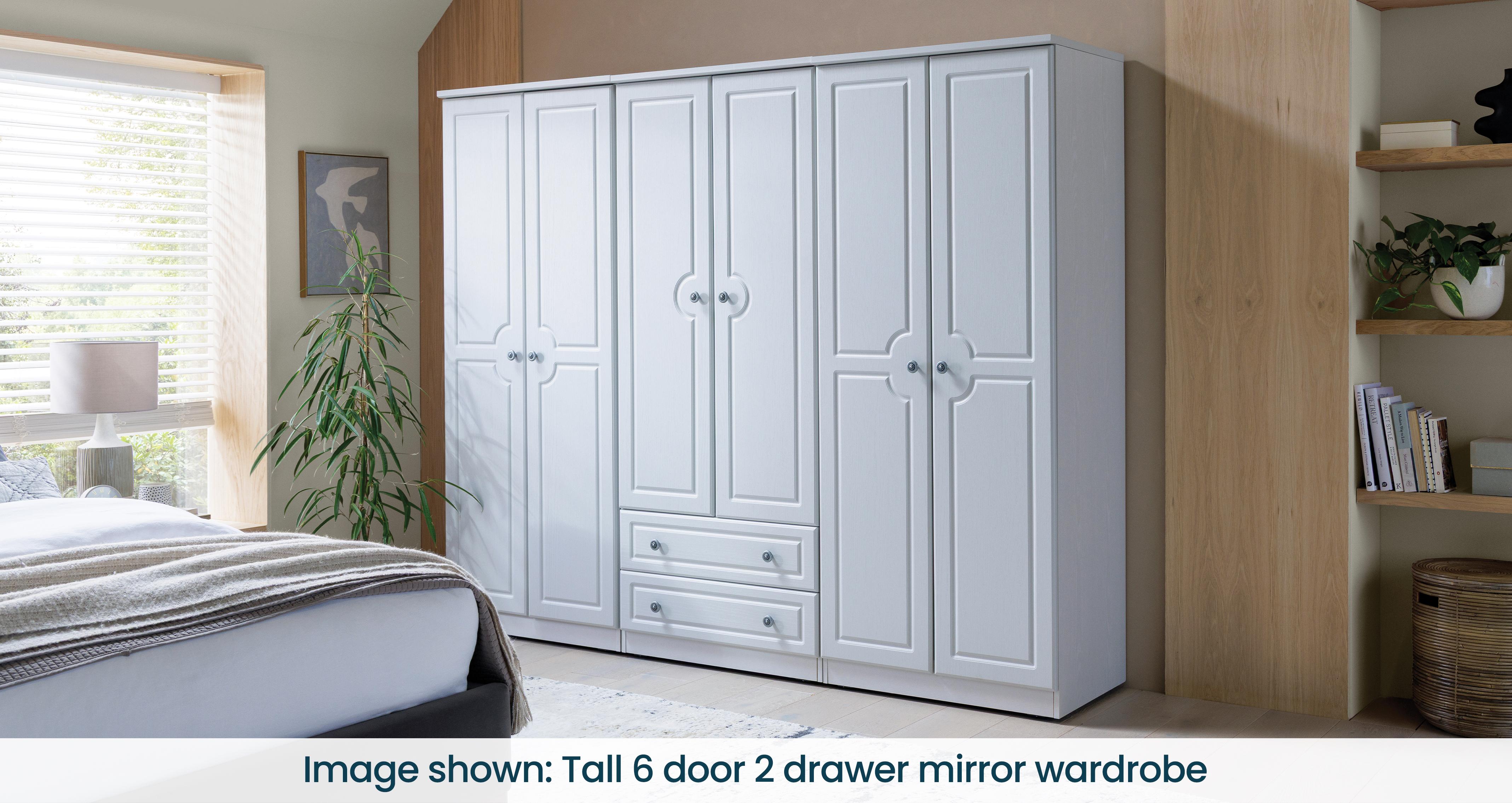 Moss 5 Door 2 Drawer Wardrobe | DFS