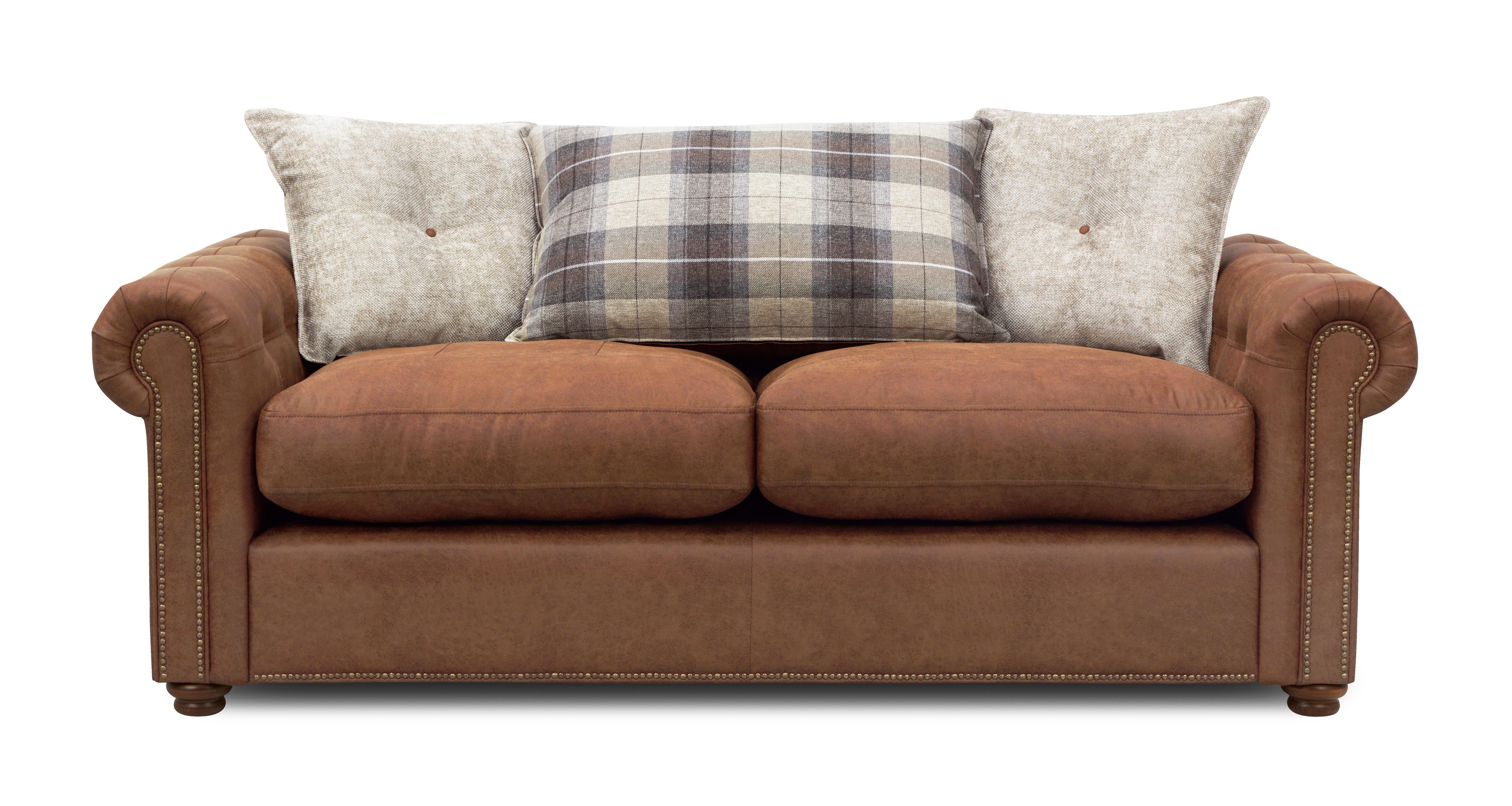 Mossley Pillow Back 3 Seater Deluxe Sofa Bed DFS