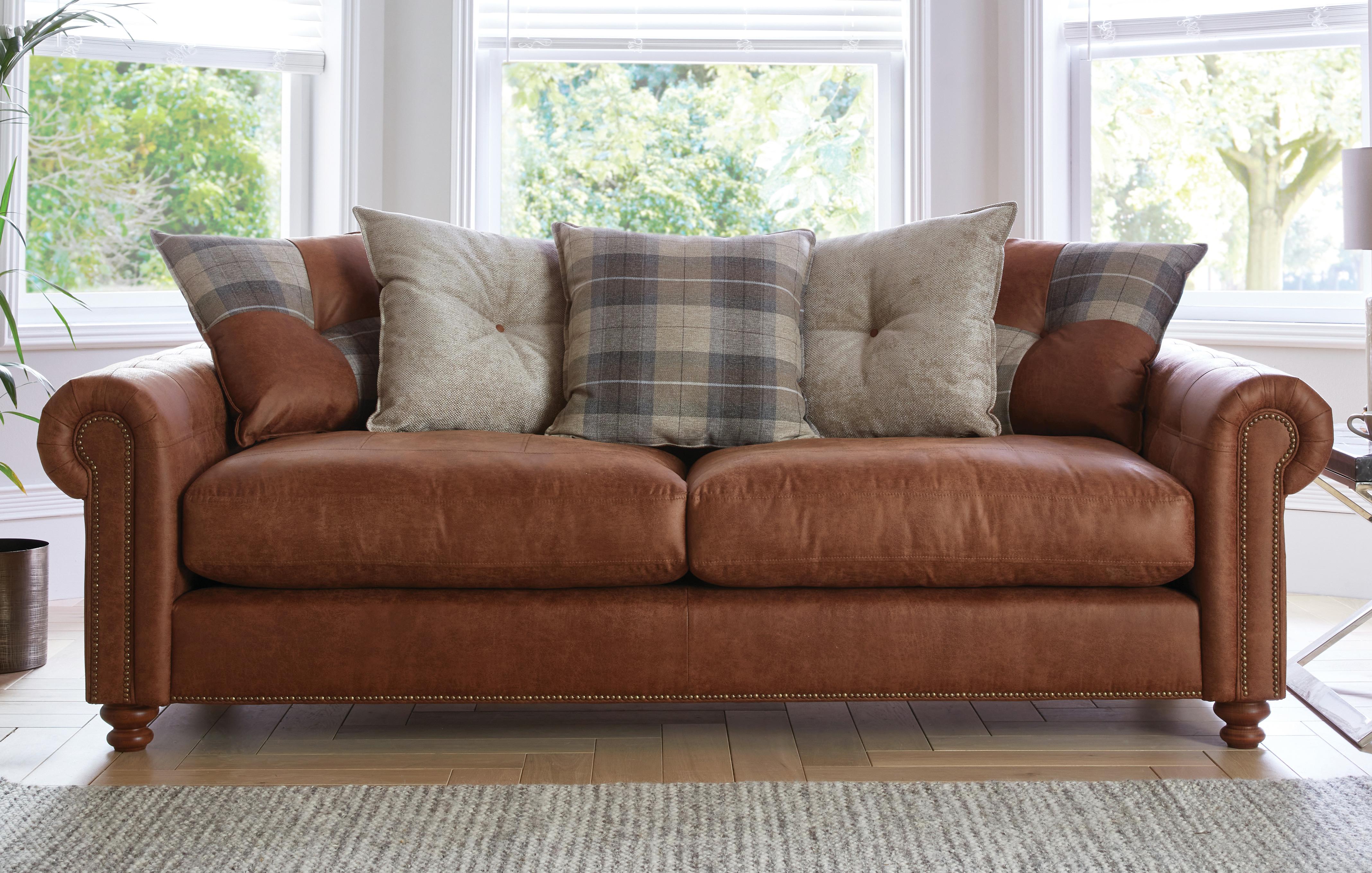 Pillow Back 4 Seater Sofa