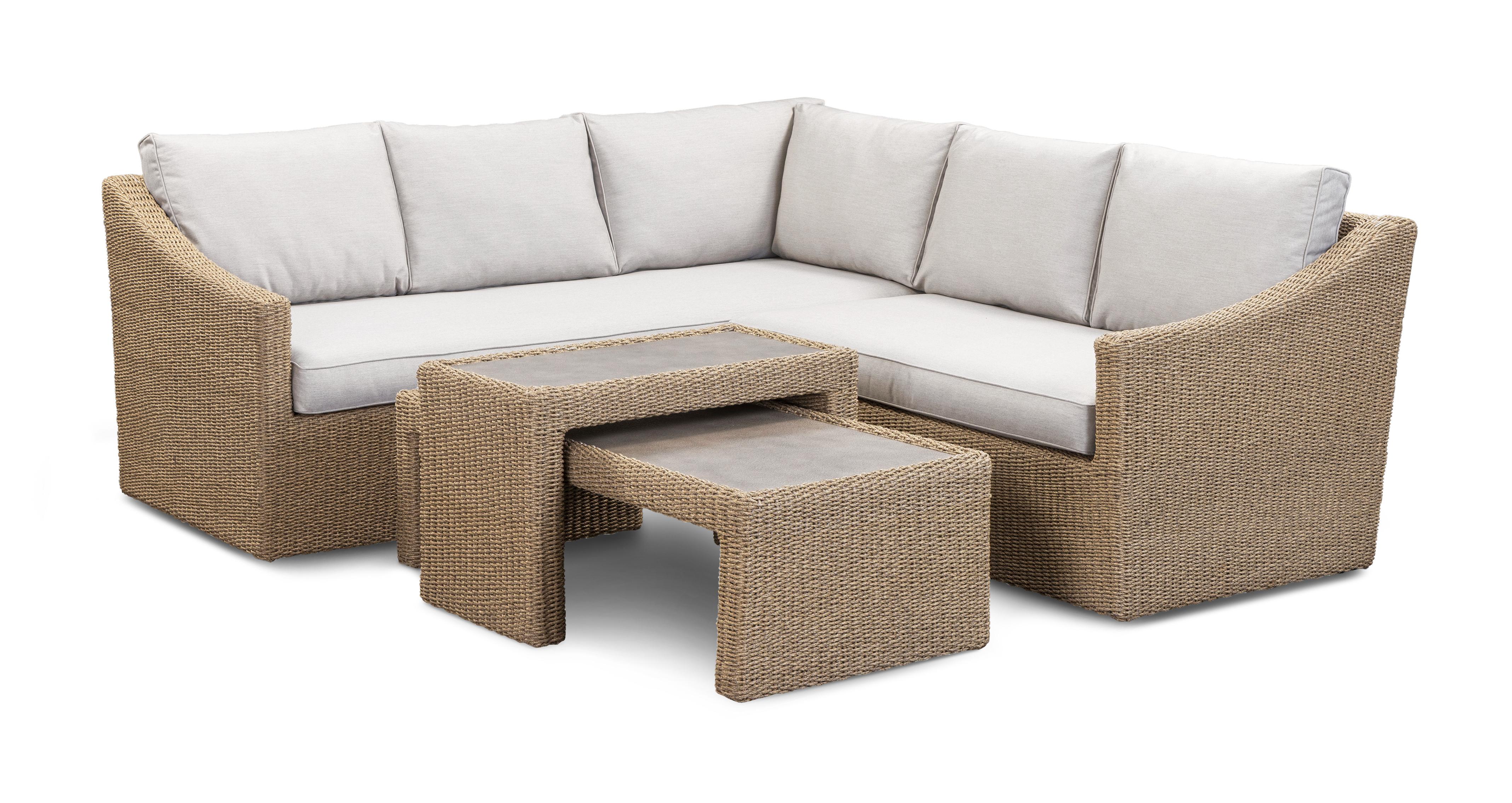 5 Seater Corner Sofa & Nesting Coffee Table
