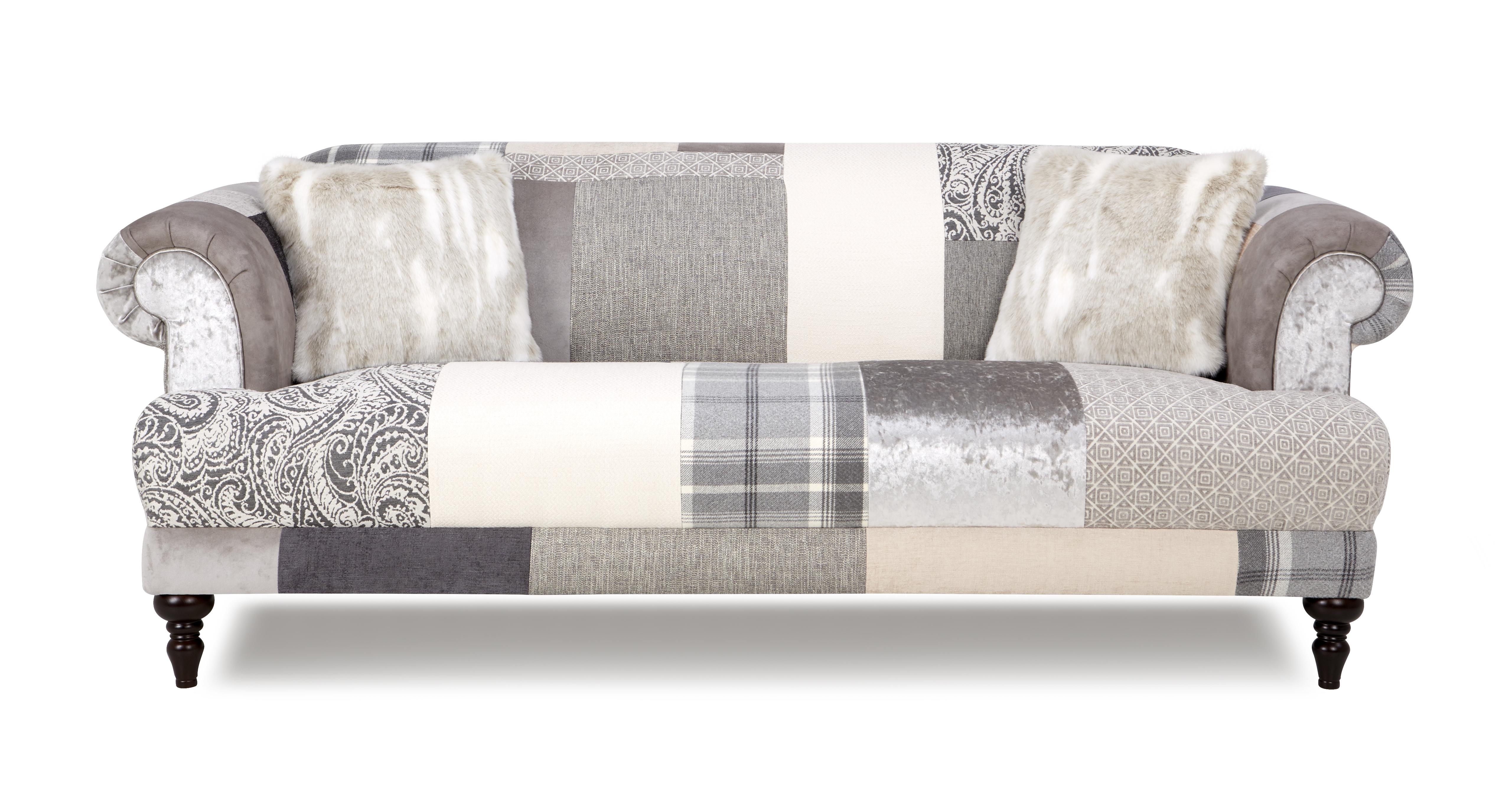 patchwork sofa dfs