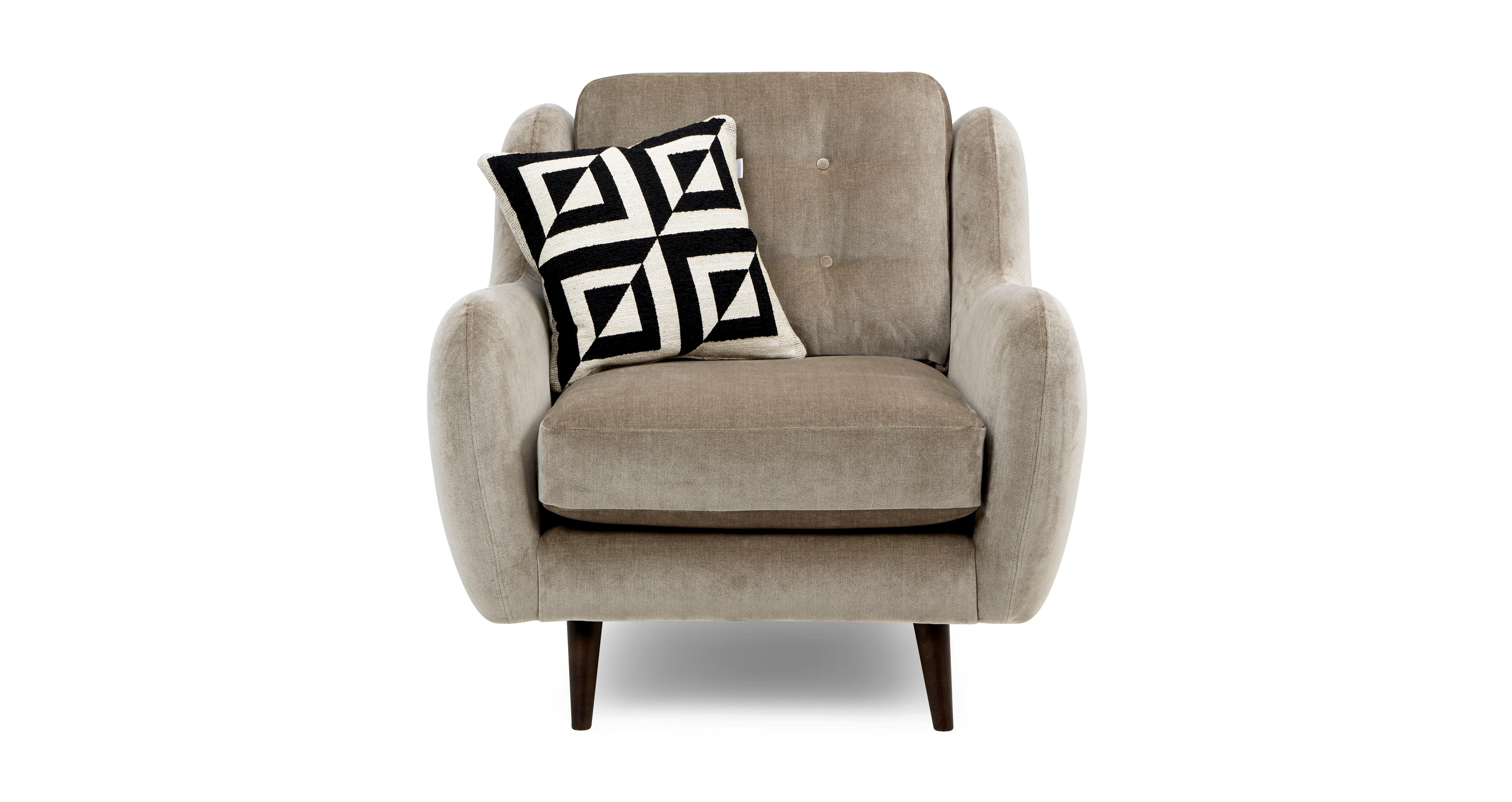 New Camden Chenille Armchair DFS