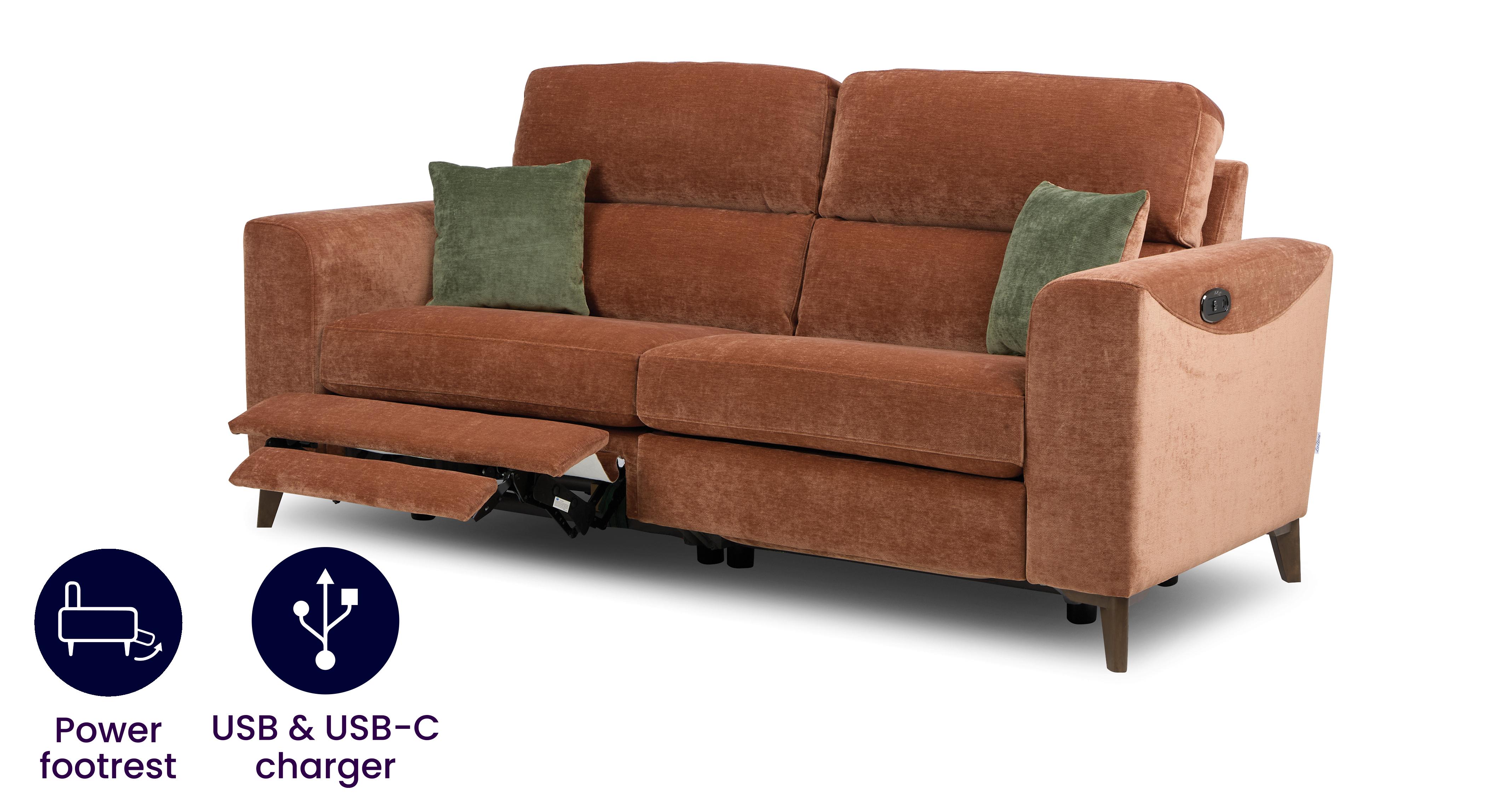 3 Seat Power Footrest