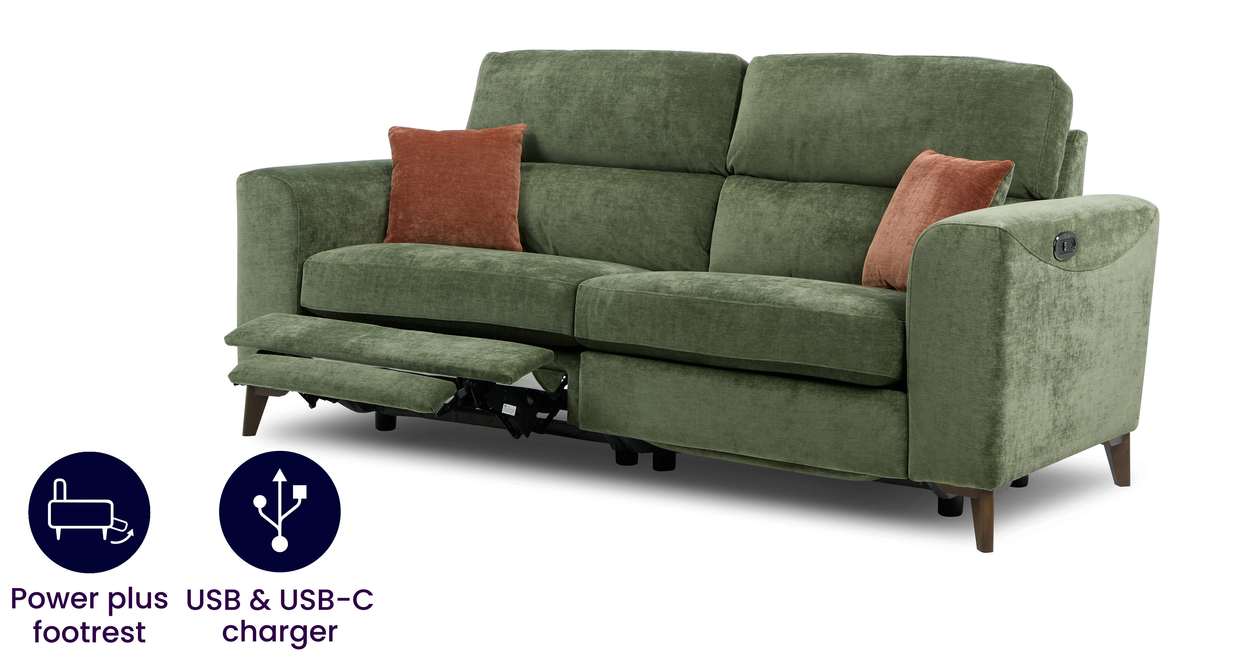 3 Seat Power Plus Footrest