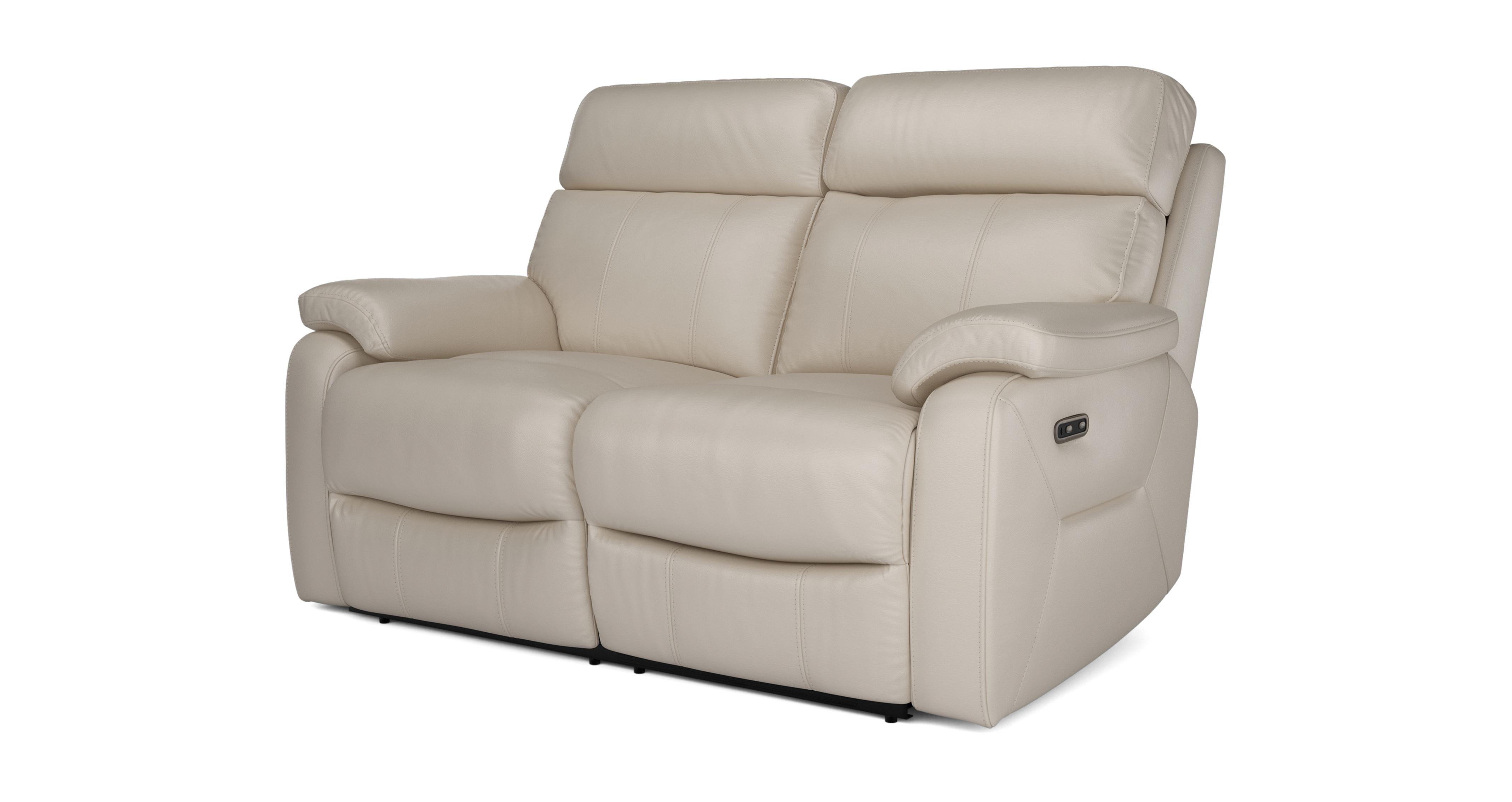 Dfs 2 seater discount leather recliner sofa