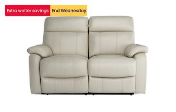 2 Seater Power Plus Recliner with Headrests