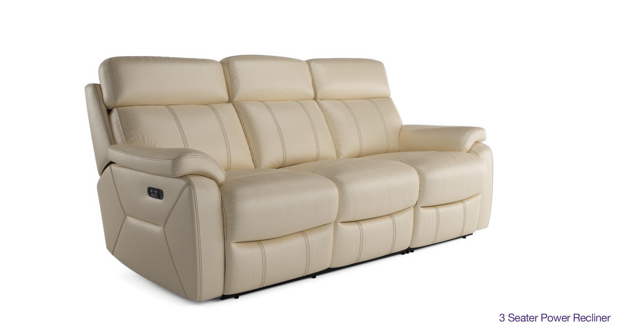 New Navona 3 Seater Power Recliner DFS