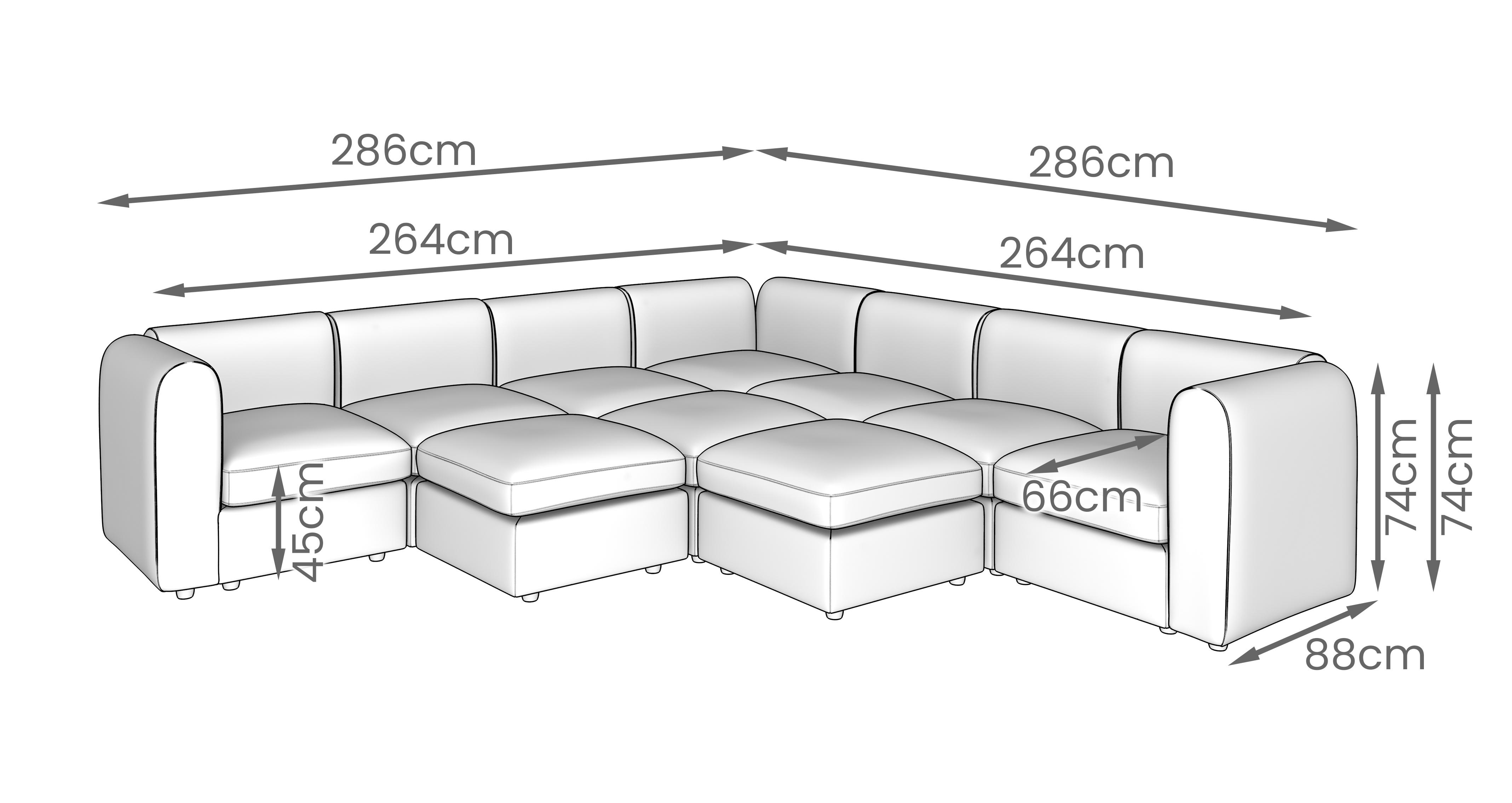 New Sofables Non Fluted The Den | DFS