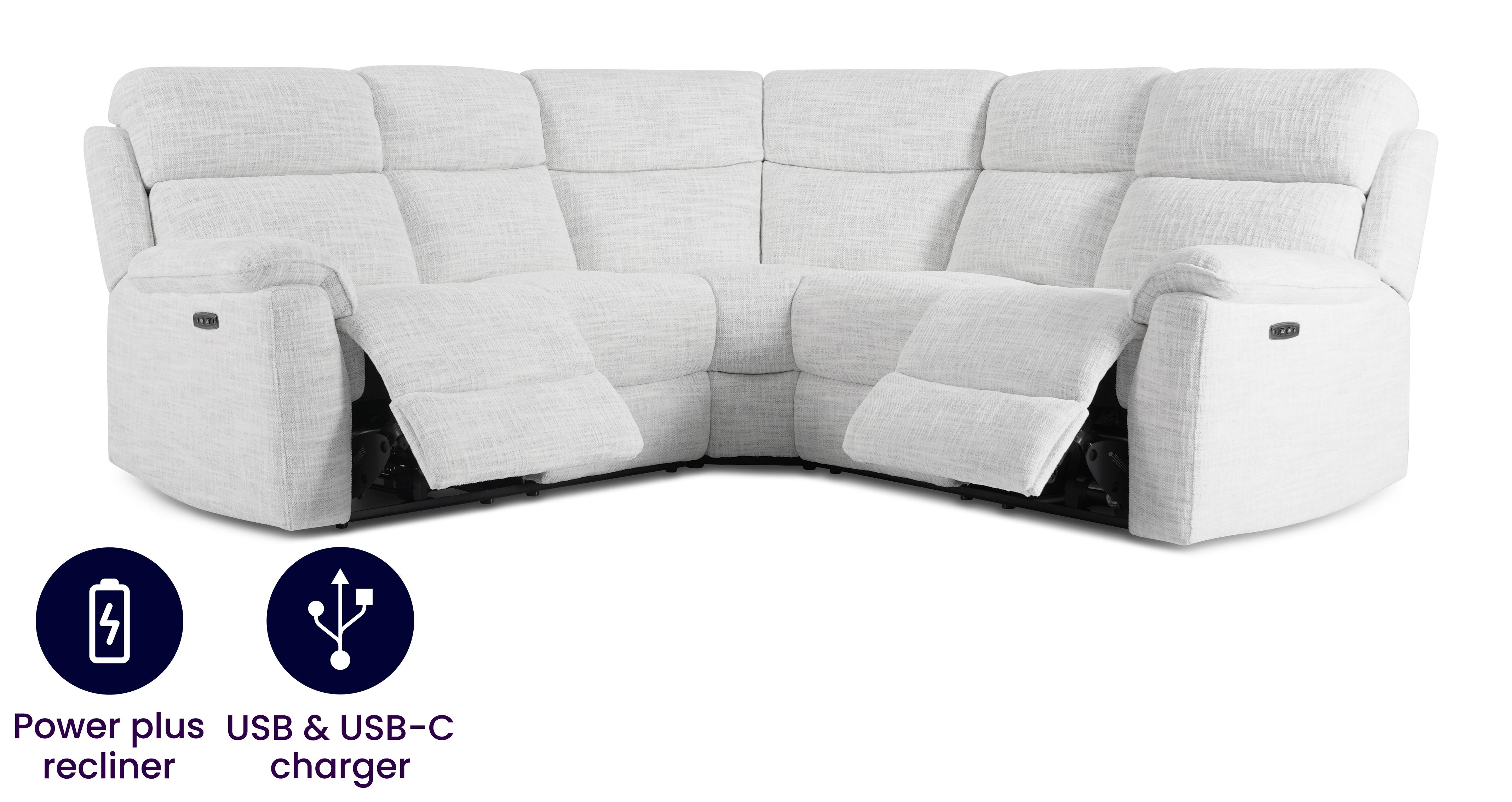 White Corner Sofas