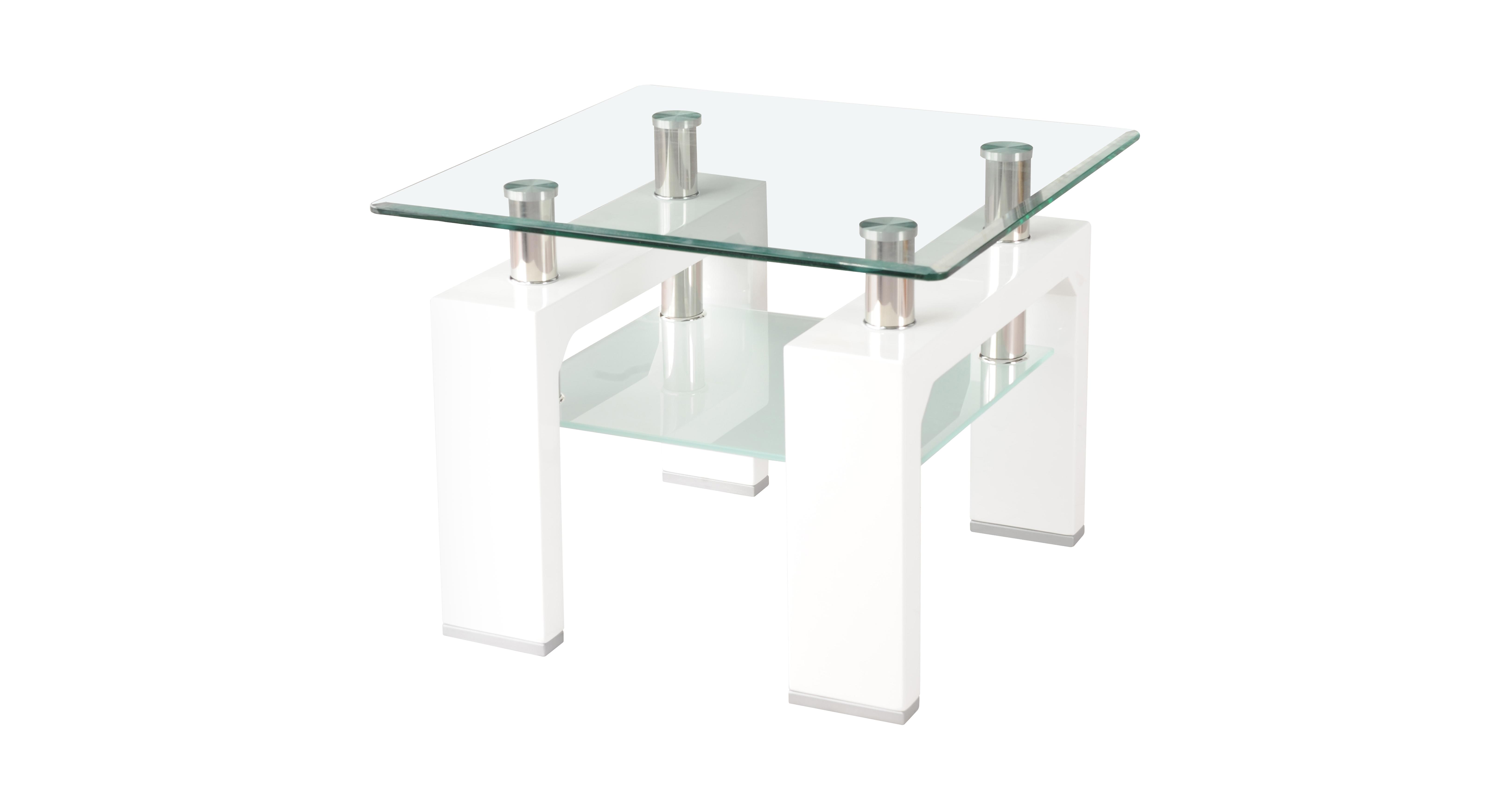 Nexus Side Table in Nexus White White