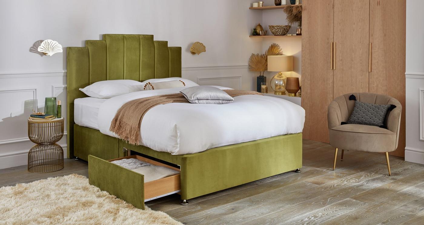 Double 2 Drawer Divan Bedframe view 5