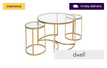 Nest Of 3 Glass Coffee Tables