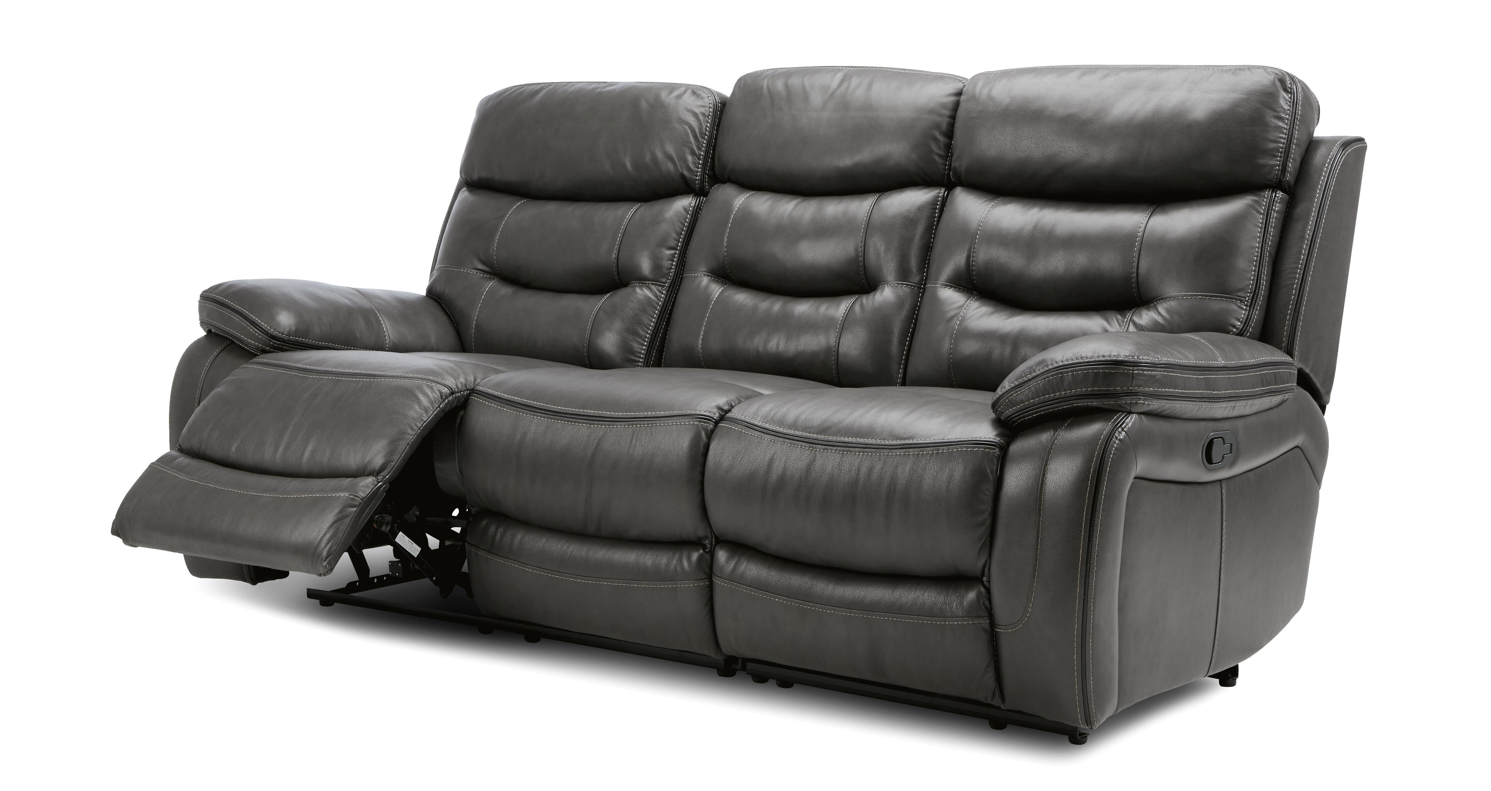 Noah 3 Seater Manual Recliner Sofa Opulent | DFS Ireland