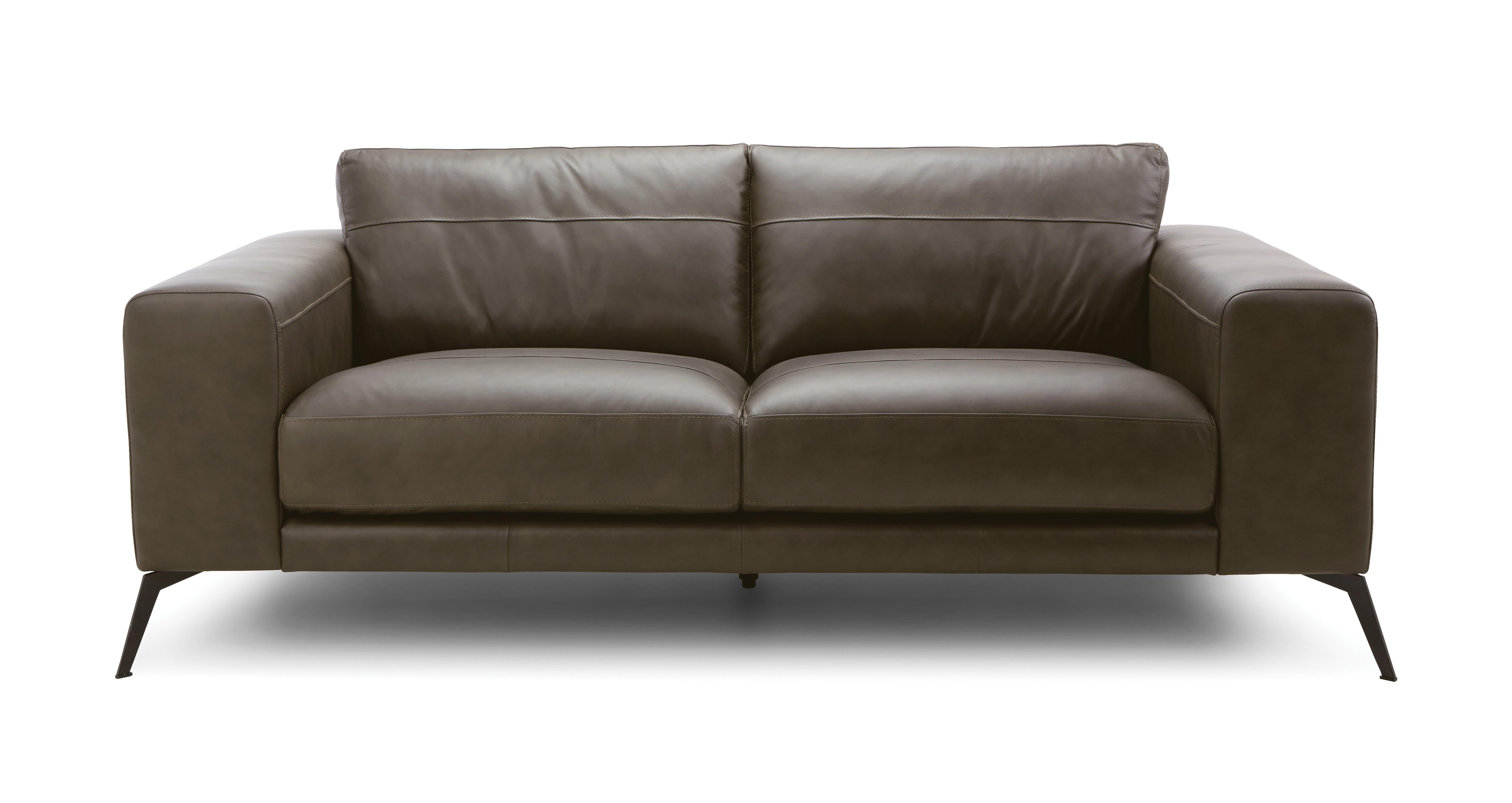 DFS Hackney - Graphite  Leather sofa living room, Modern leather