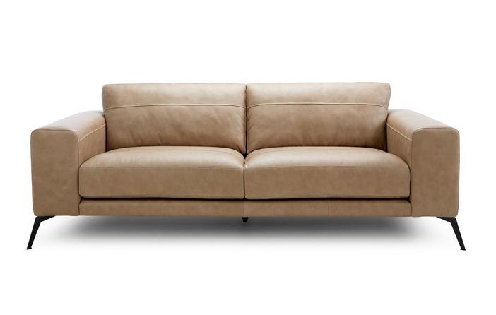 Nuela Leather 3 Seater Sofa Dfs, Tivoli Leather Sofa Reviews Uk