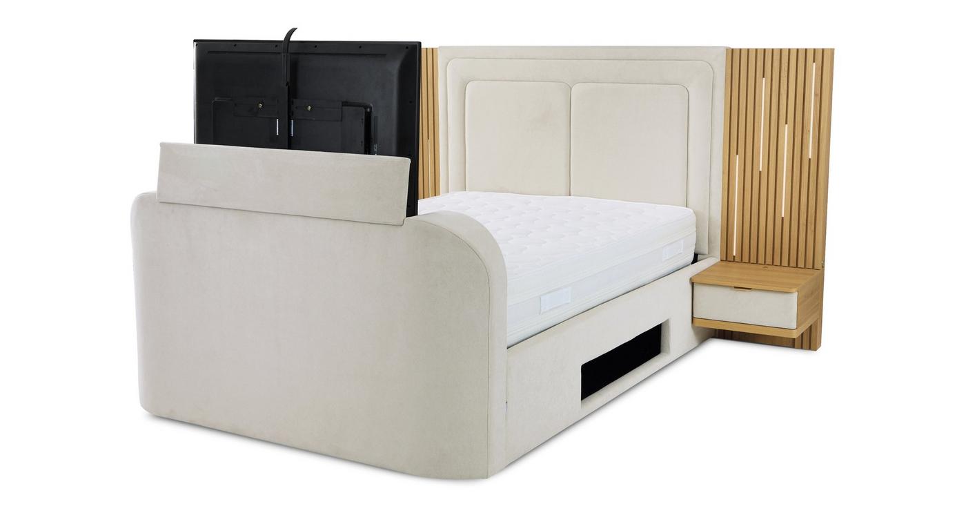 Double Ottoman TV Bedframe view 10