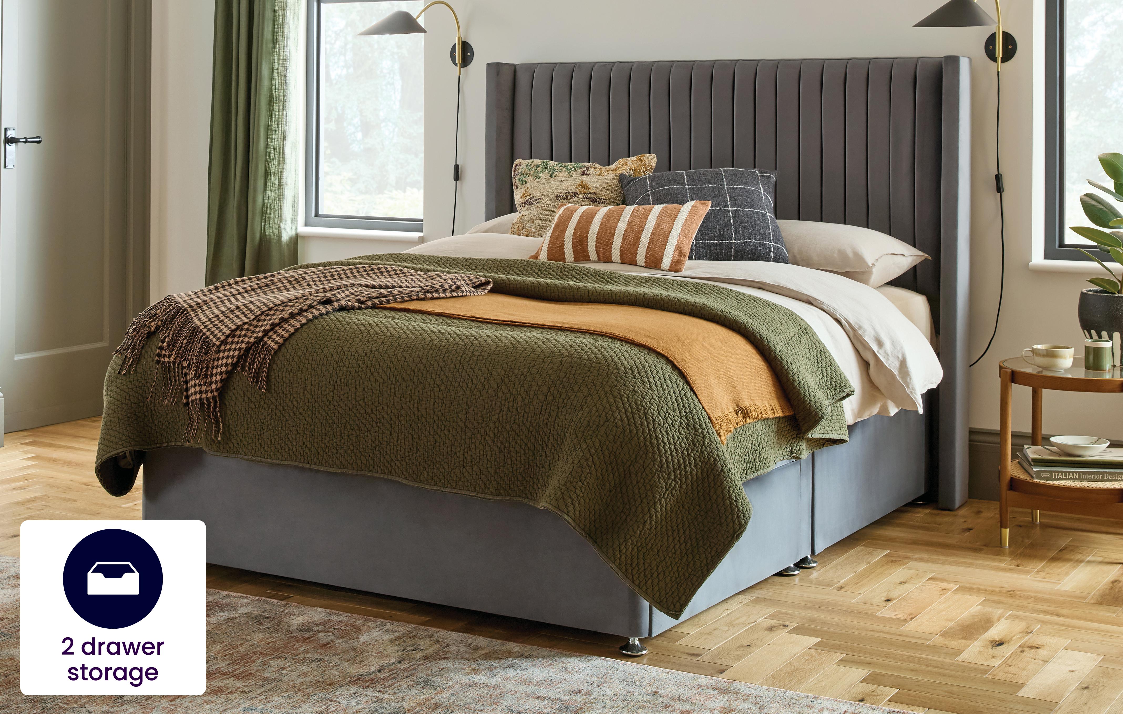 Double 2 Drawer Bedframe