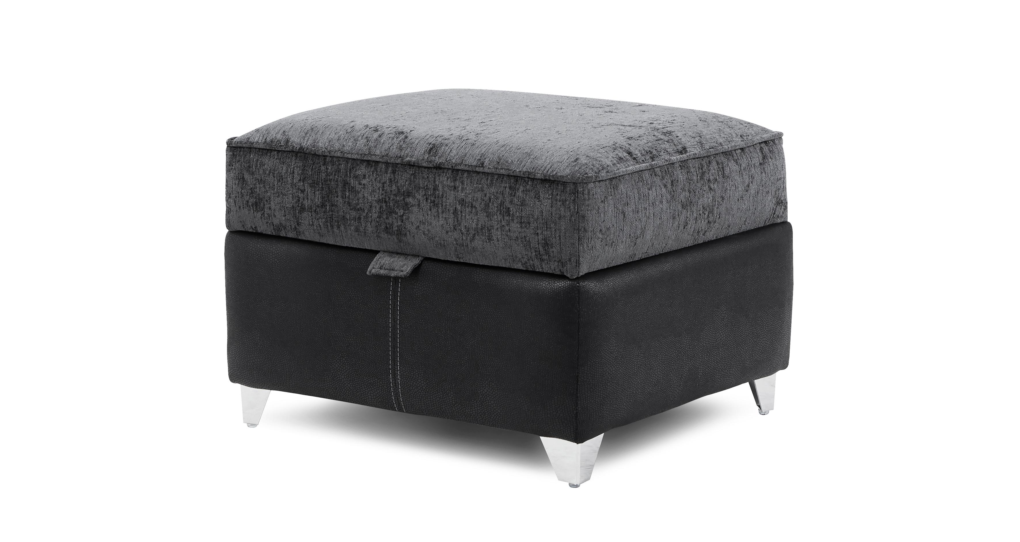 Dfs footstool outlet grey