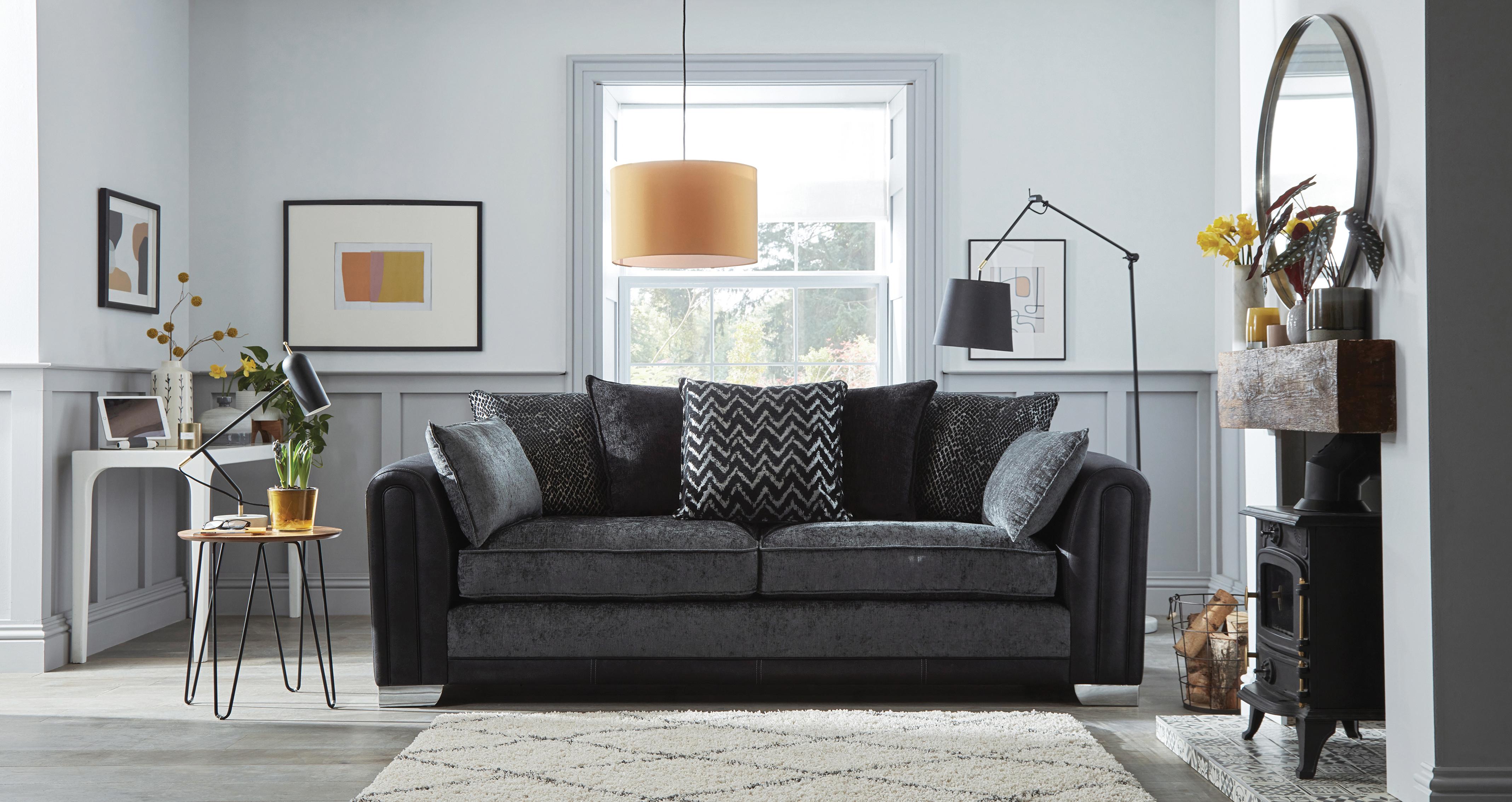 Dfs grey on sale sofa bed