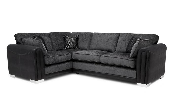 Ollie Formal Back Right Hand Facing 3 Seater Corner Sofa